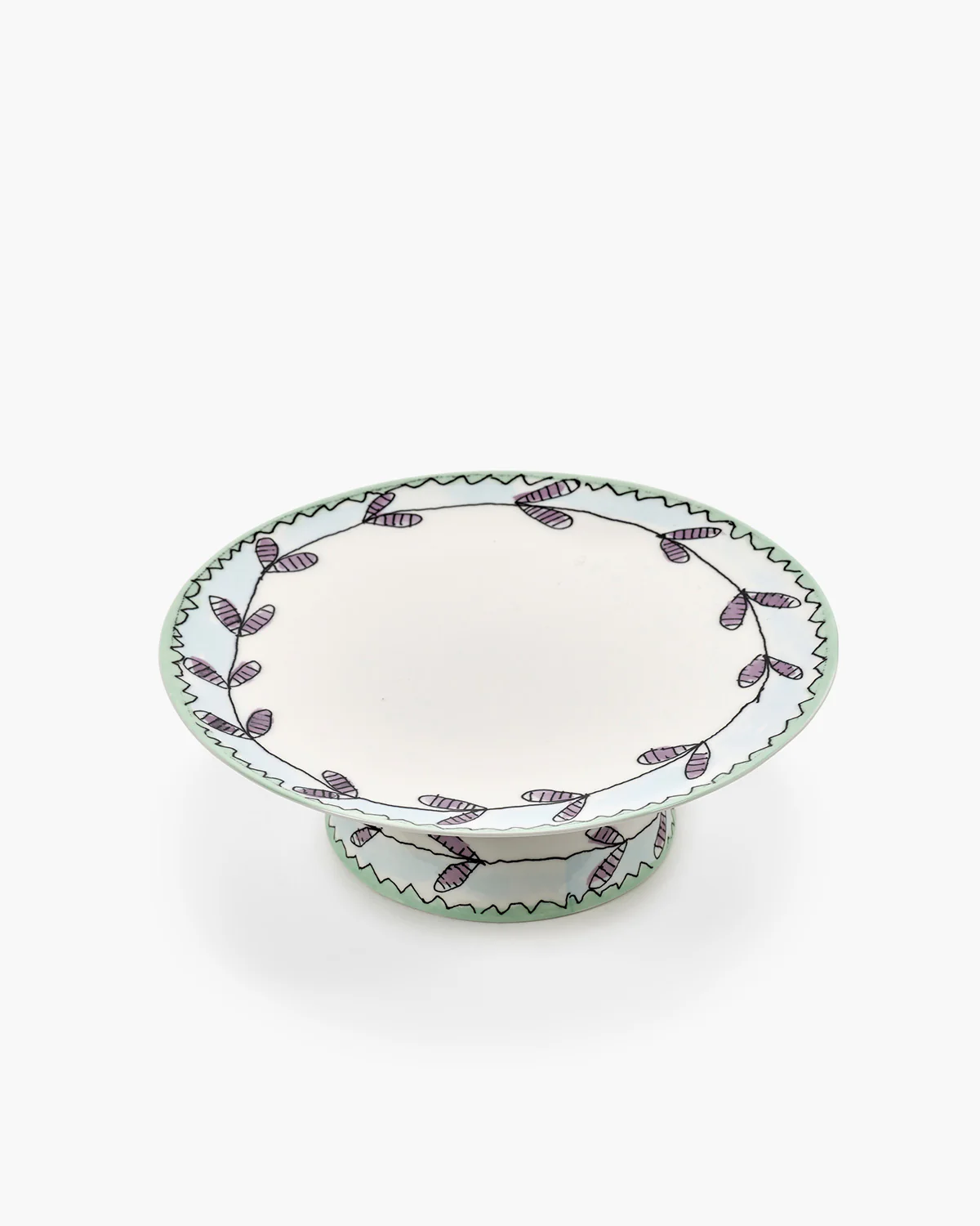 Cake stand L blossom milk Midnight Flowers - Image 3