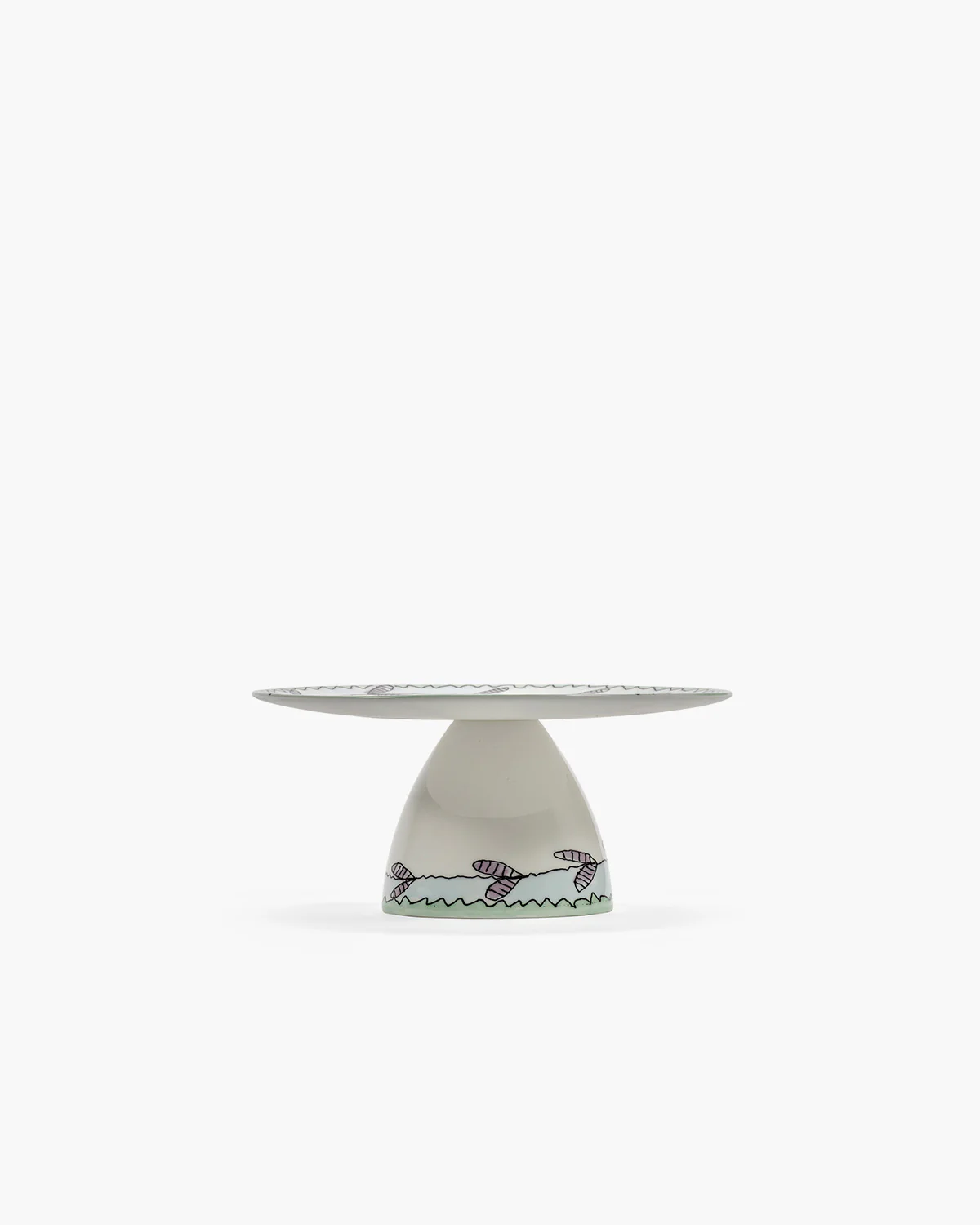 Cake stand S blossom milk Midnight Flowers - Image 2
