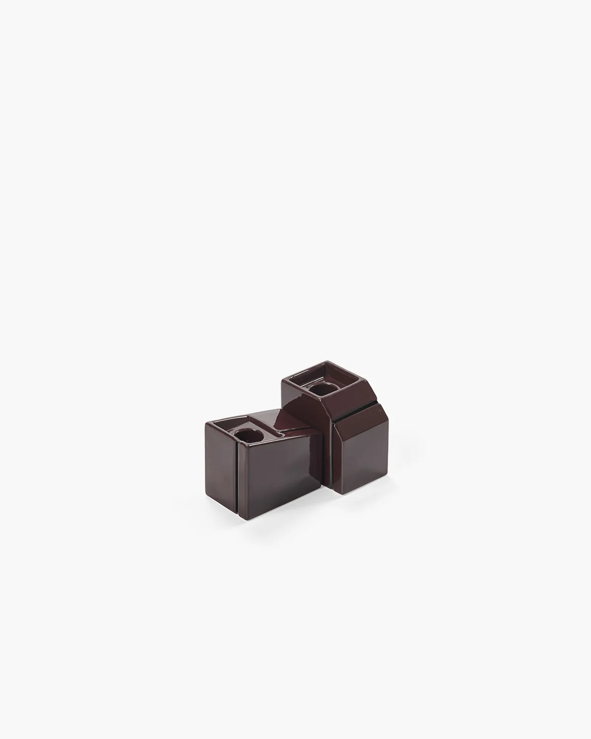 Candle holder ass/2 burgundy Silos - Image 3