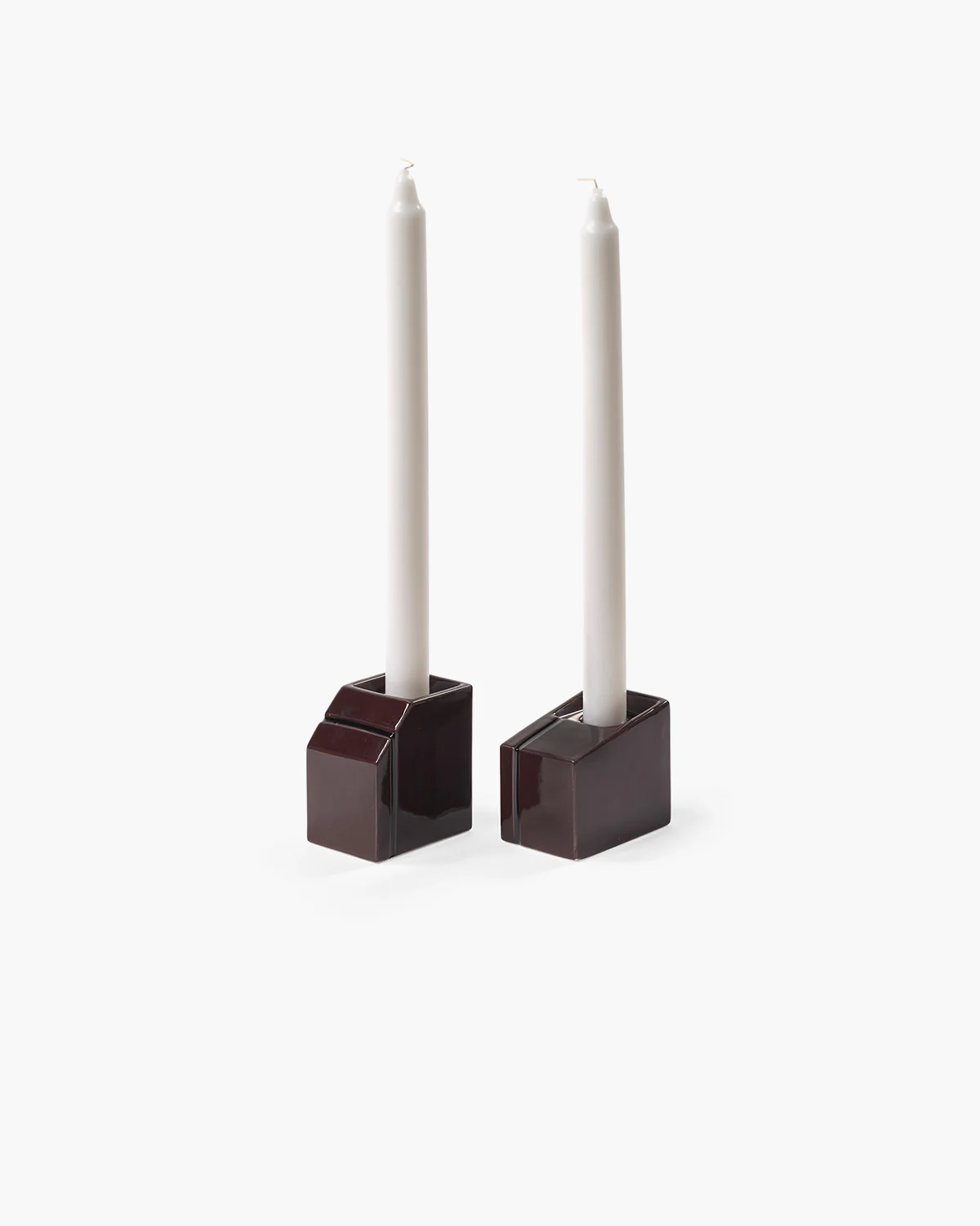 Candle holder ass/2 burgundy Silos - Image 4
