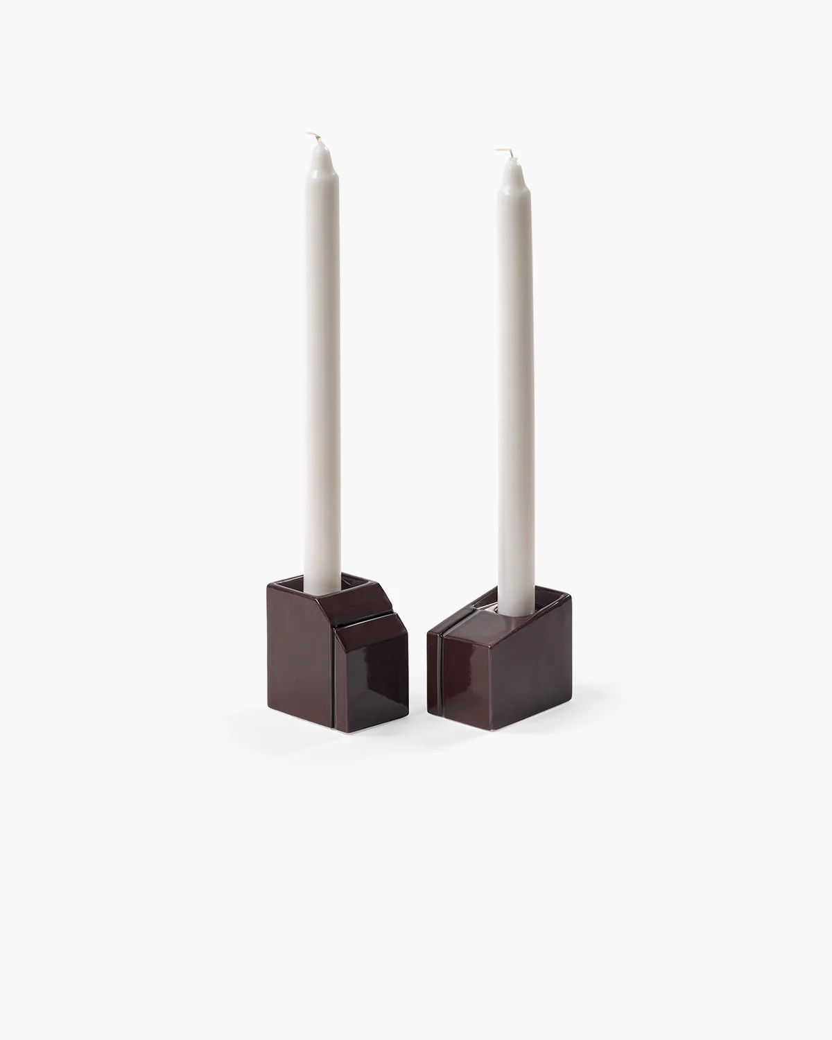 Candle holder ass/2 burgundy Silos - Image 5