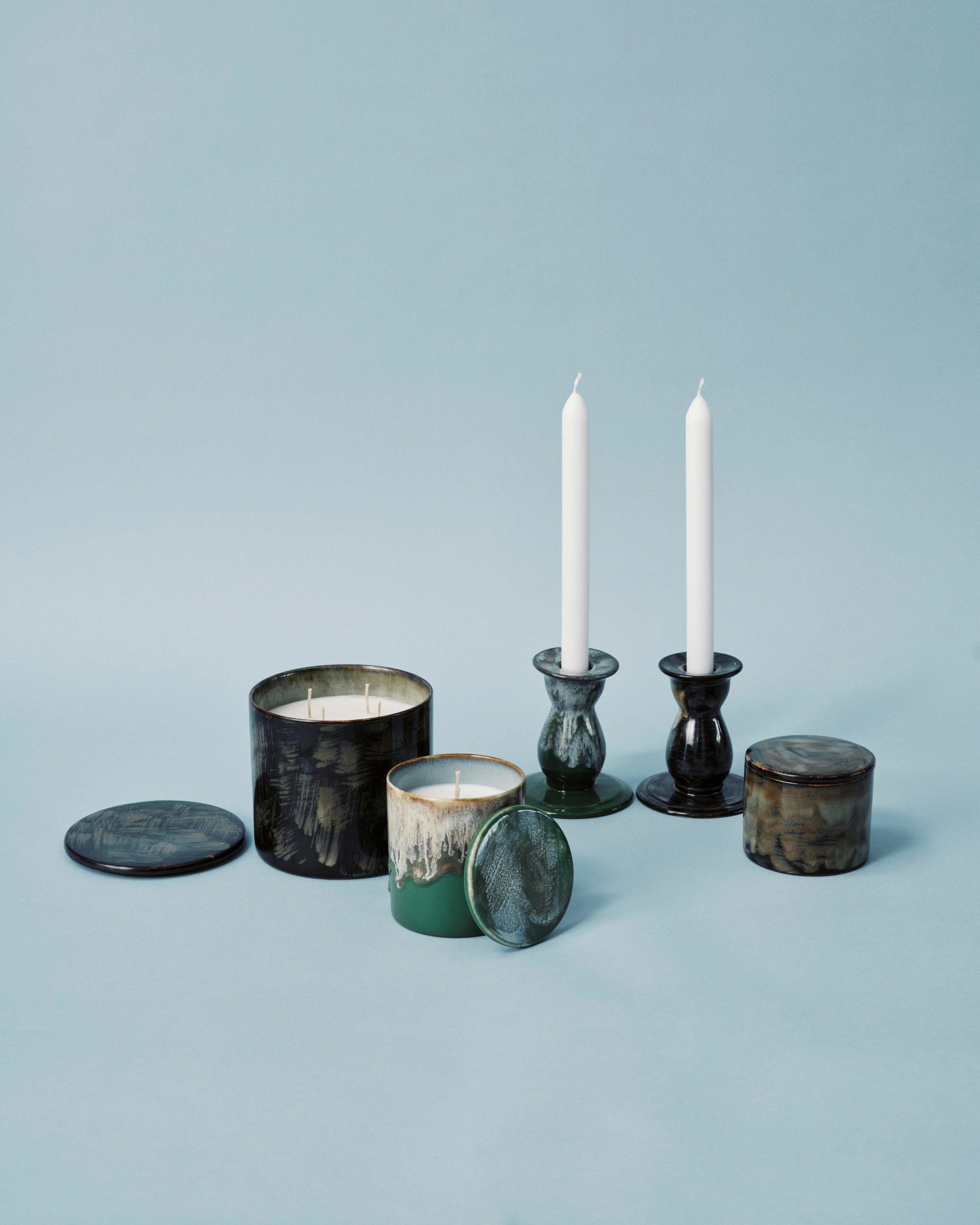 Candle holder green Terres de rêves - Image 2