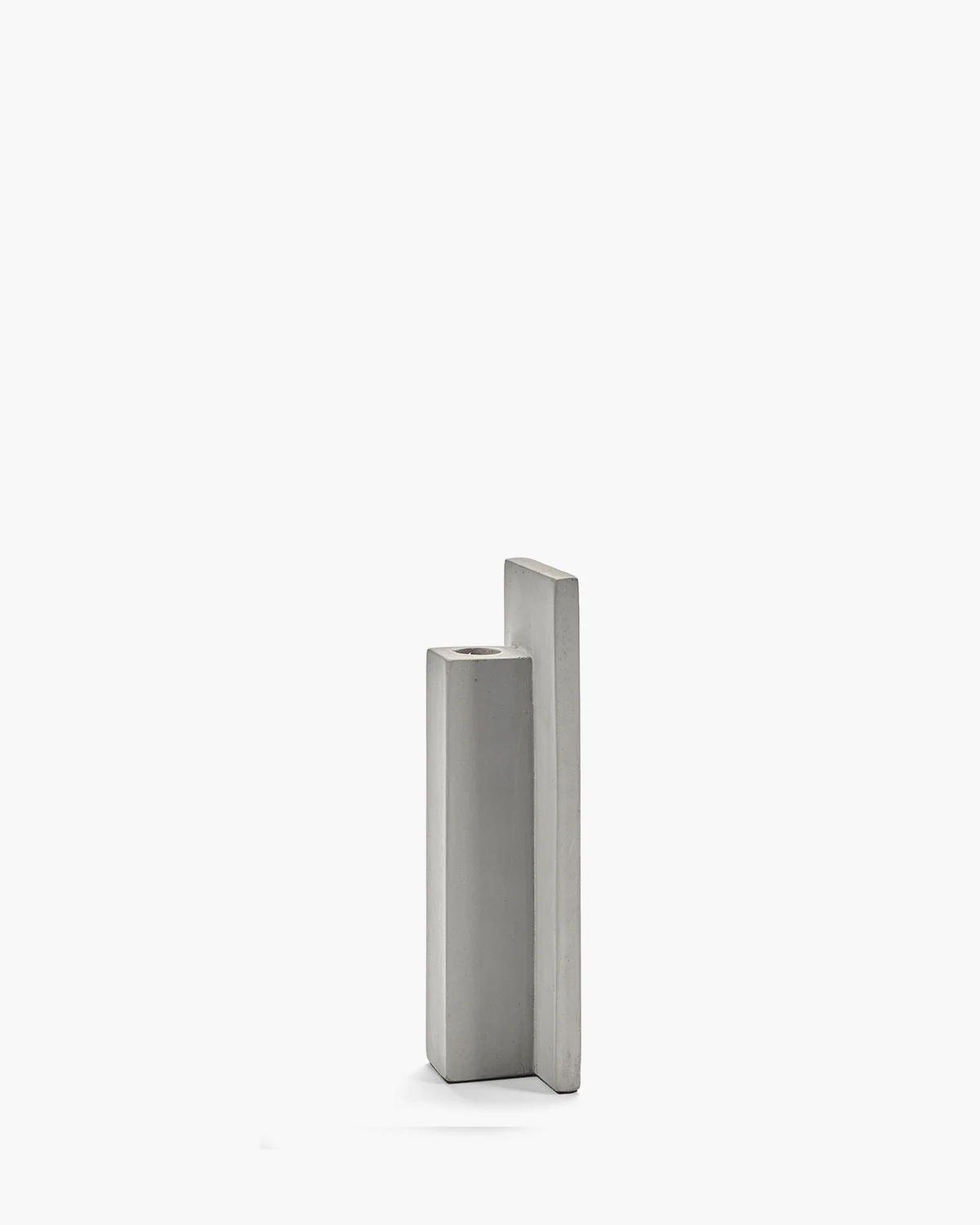 Candle holder L grey Werk - Image 3