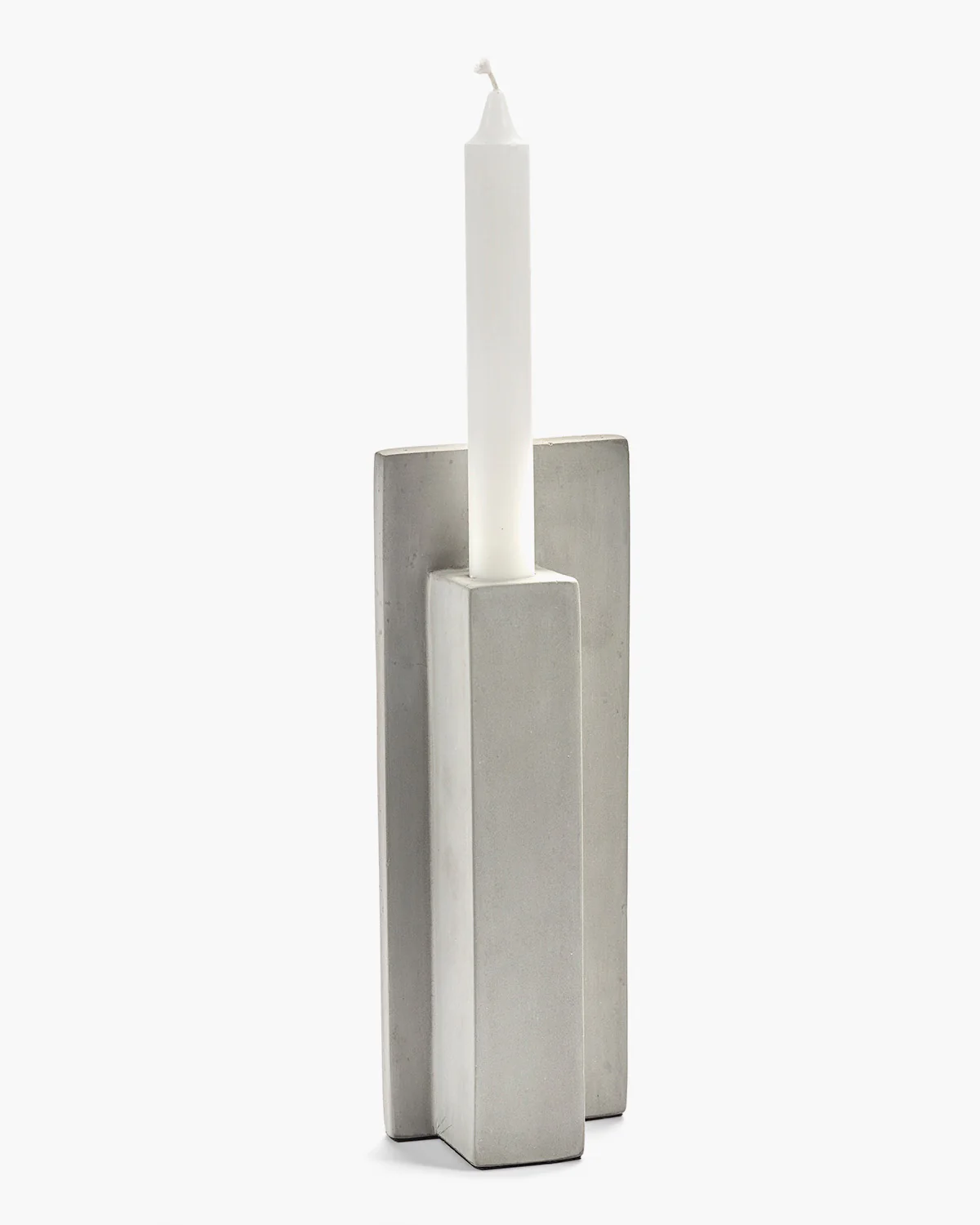 Candle holder L grey Werk - Image 5