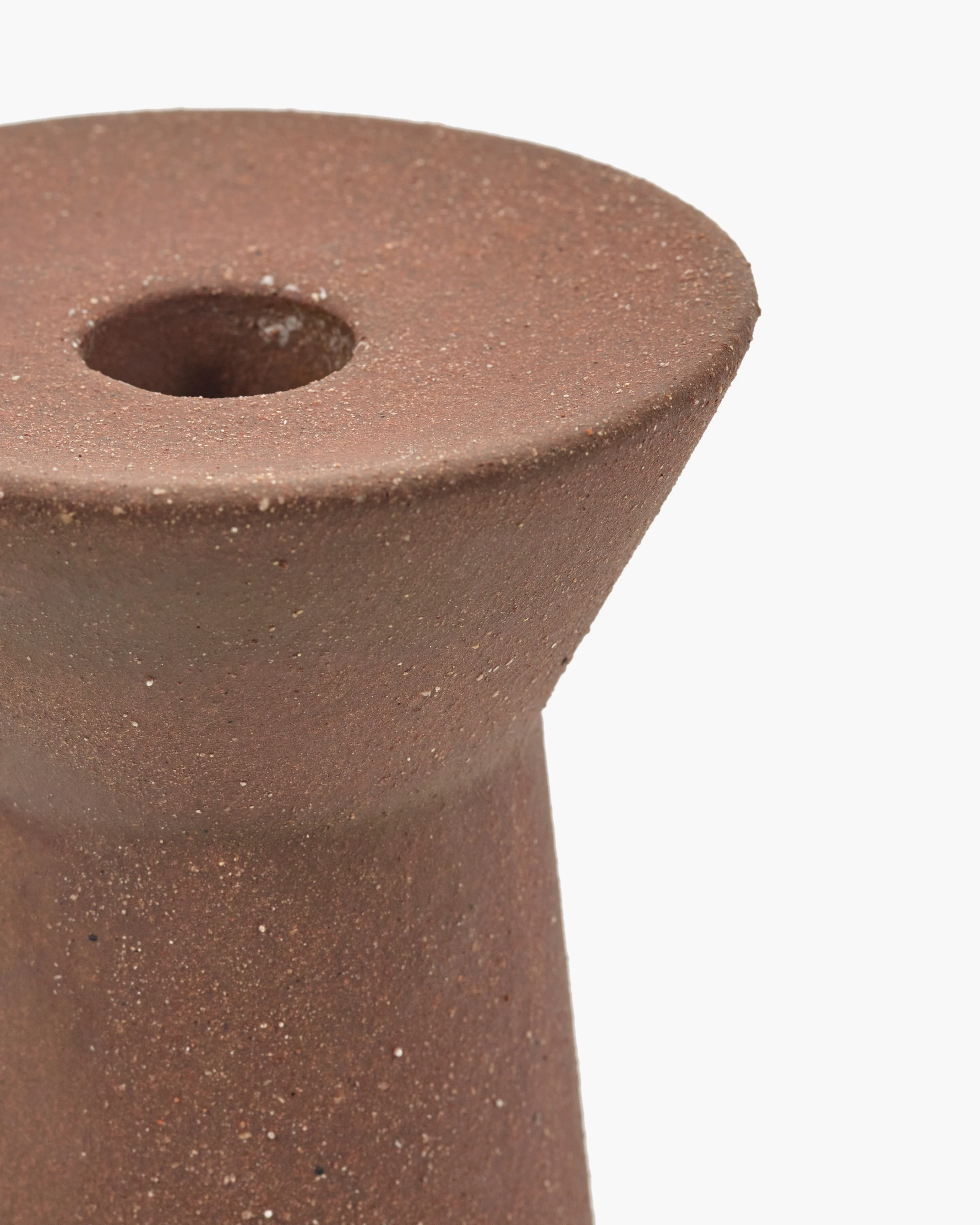 Candle holder L red brown Marie-Ann - Image 4