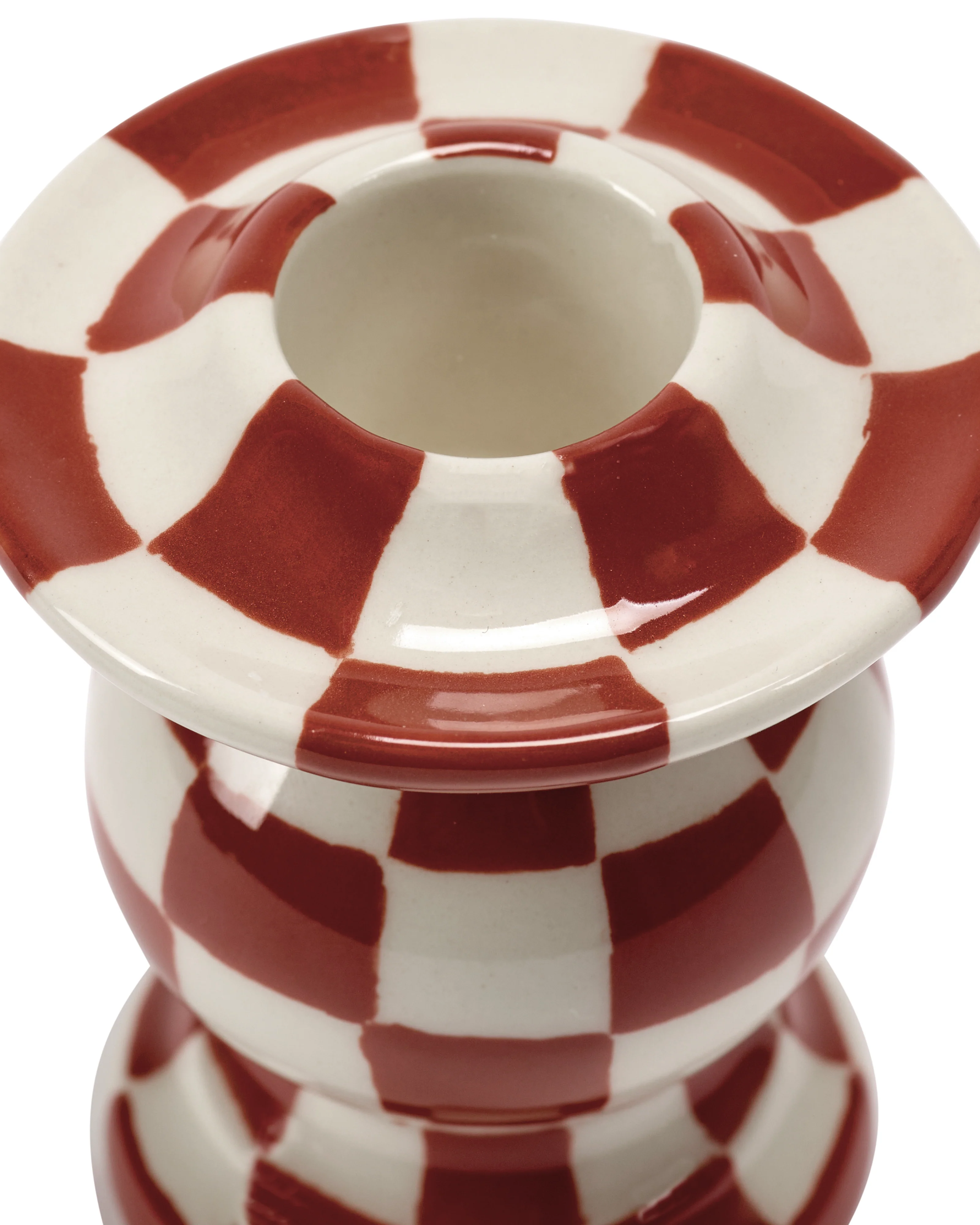 Candle holder n°2 red/white Les Objets Mouleversants - Image 3