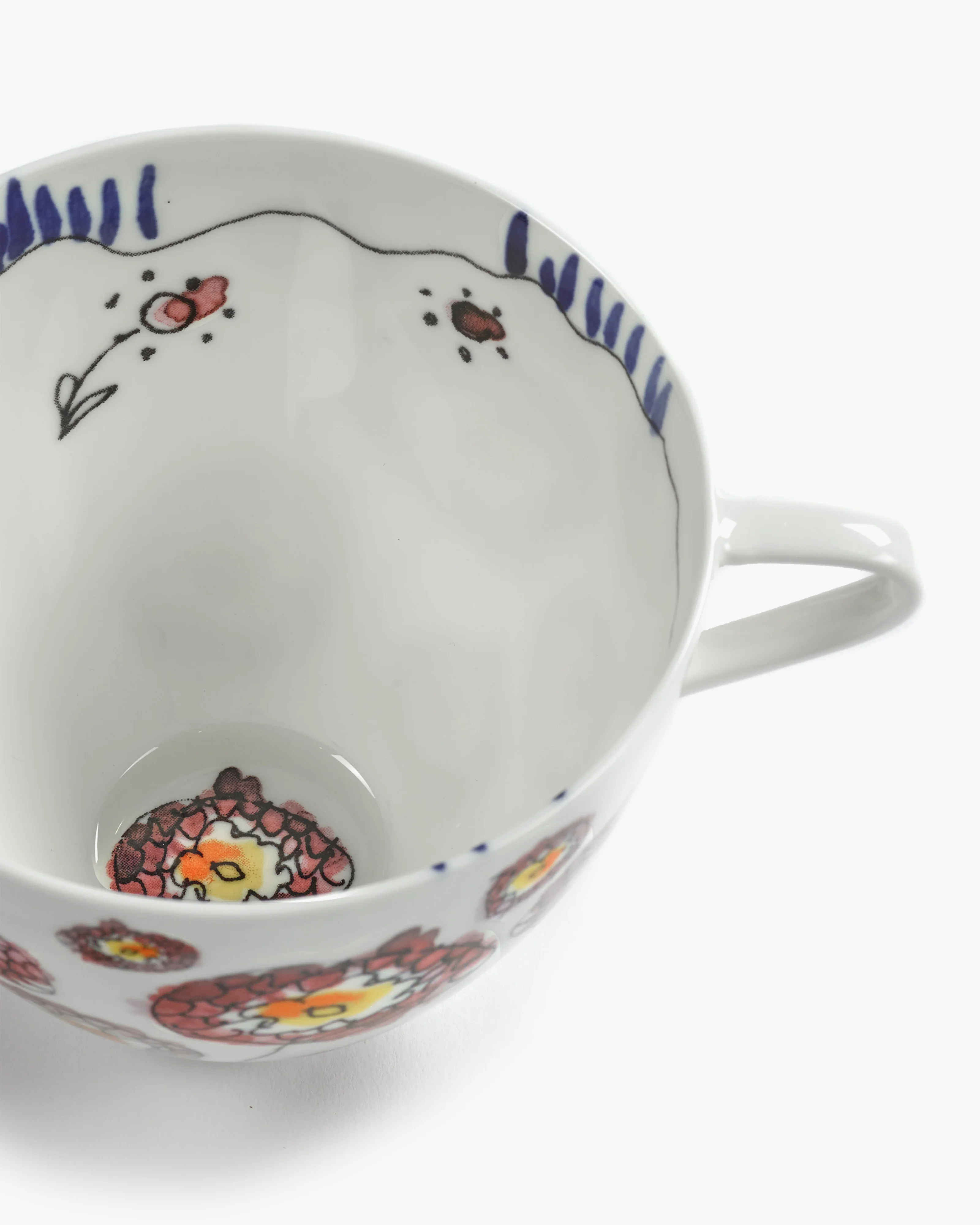 Cappuccino cup Anemone milk Midnight Flowers - Image 6