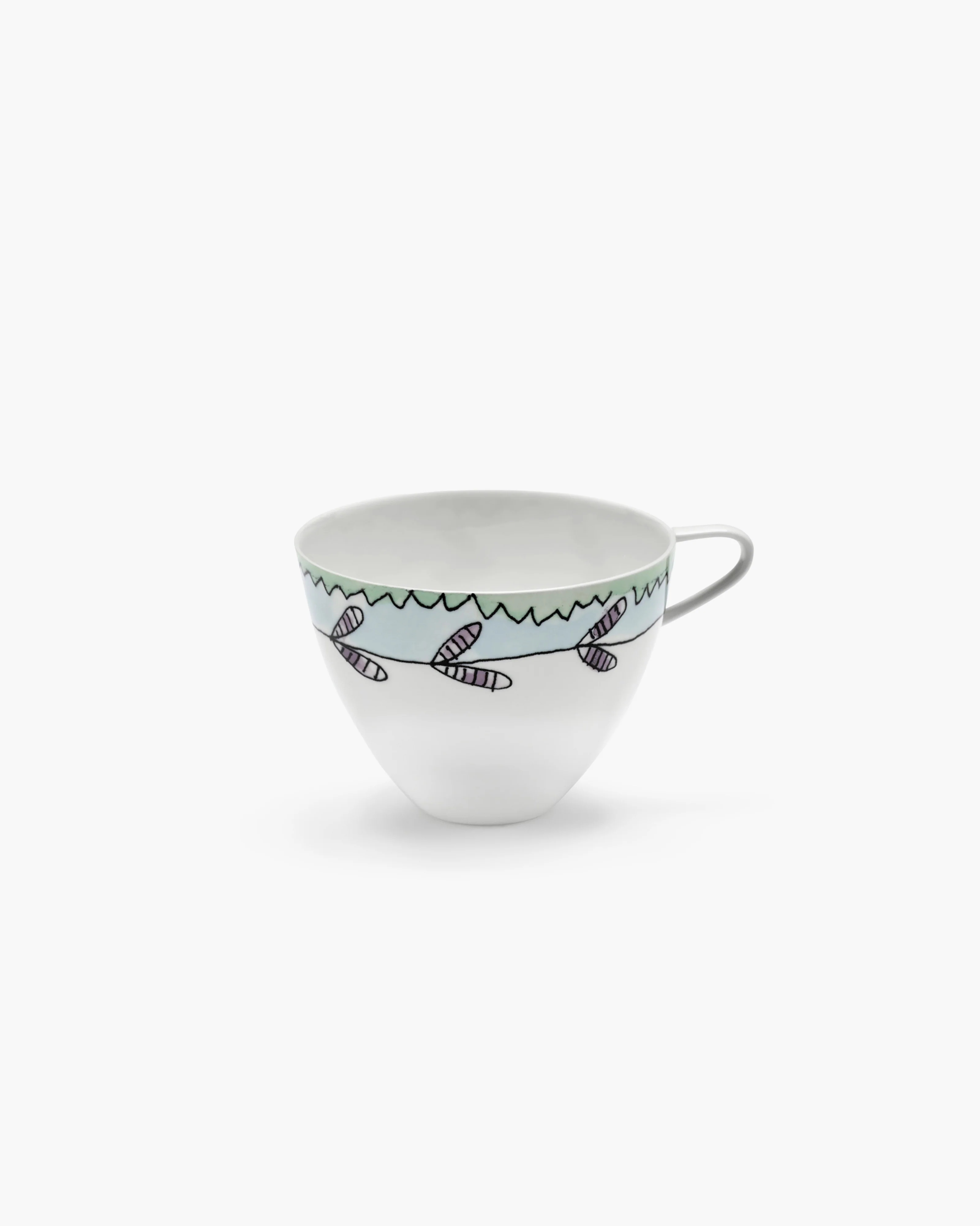 Cappuccino cup Blossom milk Midnight Flowers