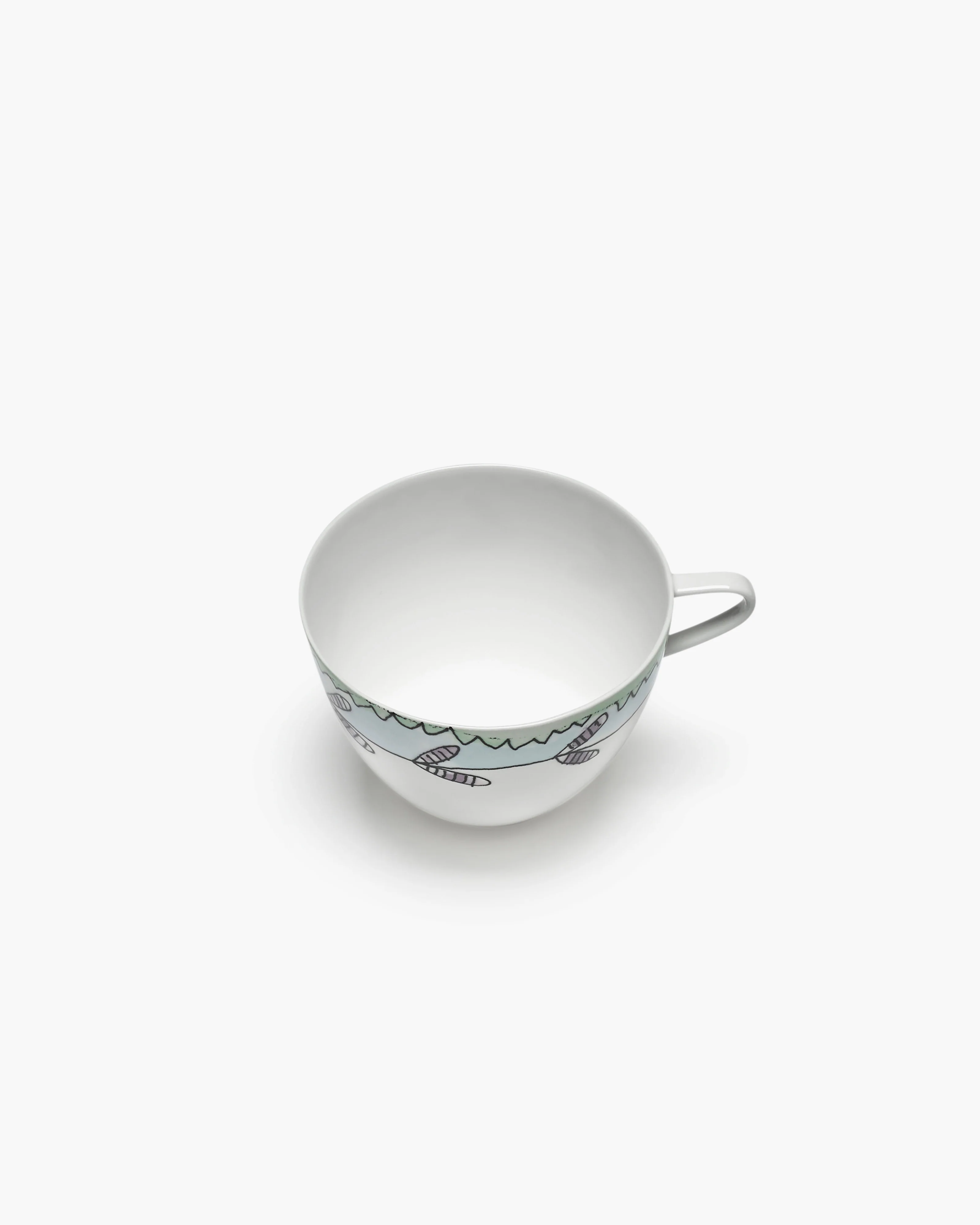 Cappuccino cup Blossom milk Midnight Flowers - Image 3