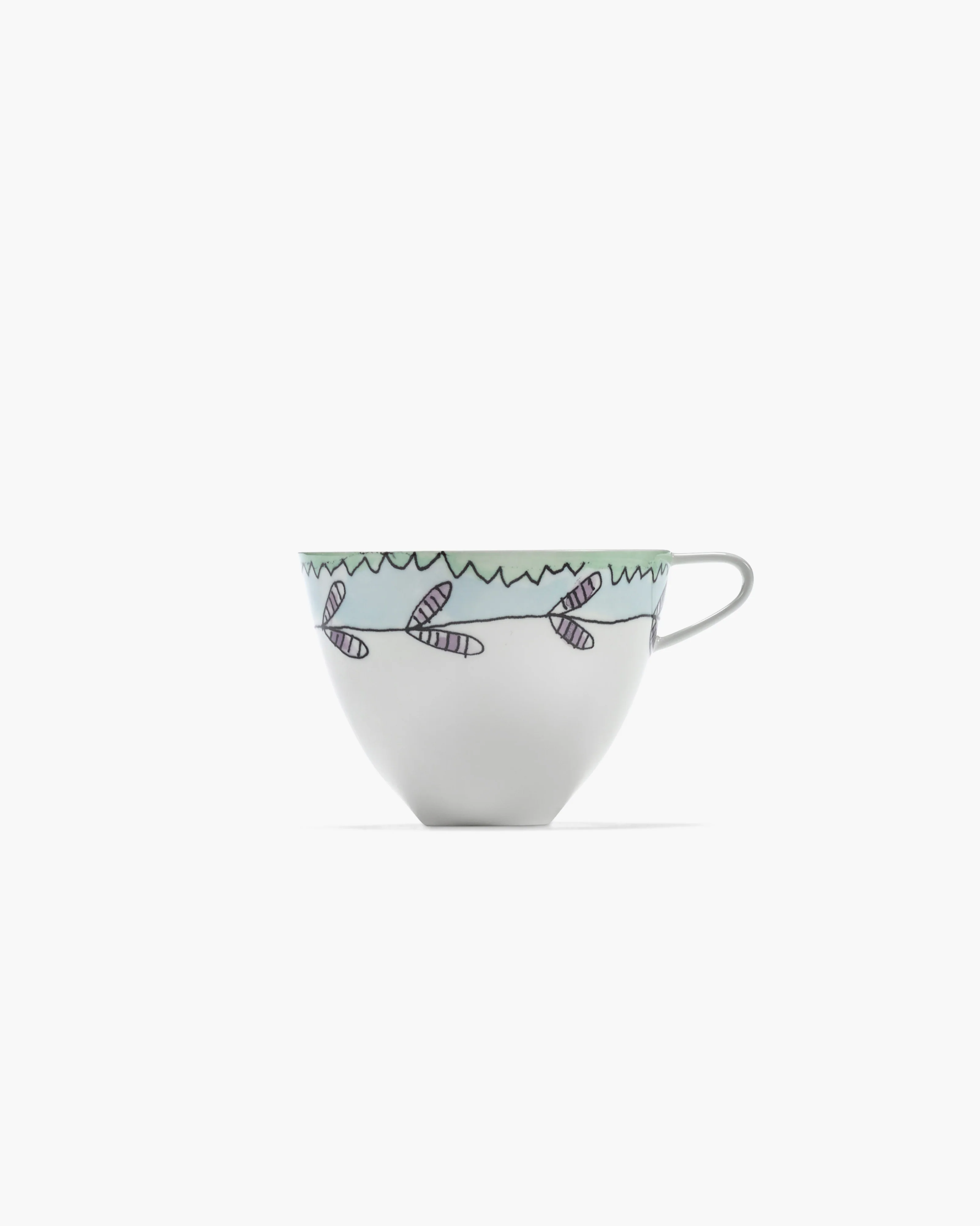 Cappuccino cup Blossom milk Midnight Flowers - Image 4