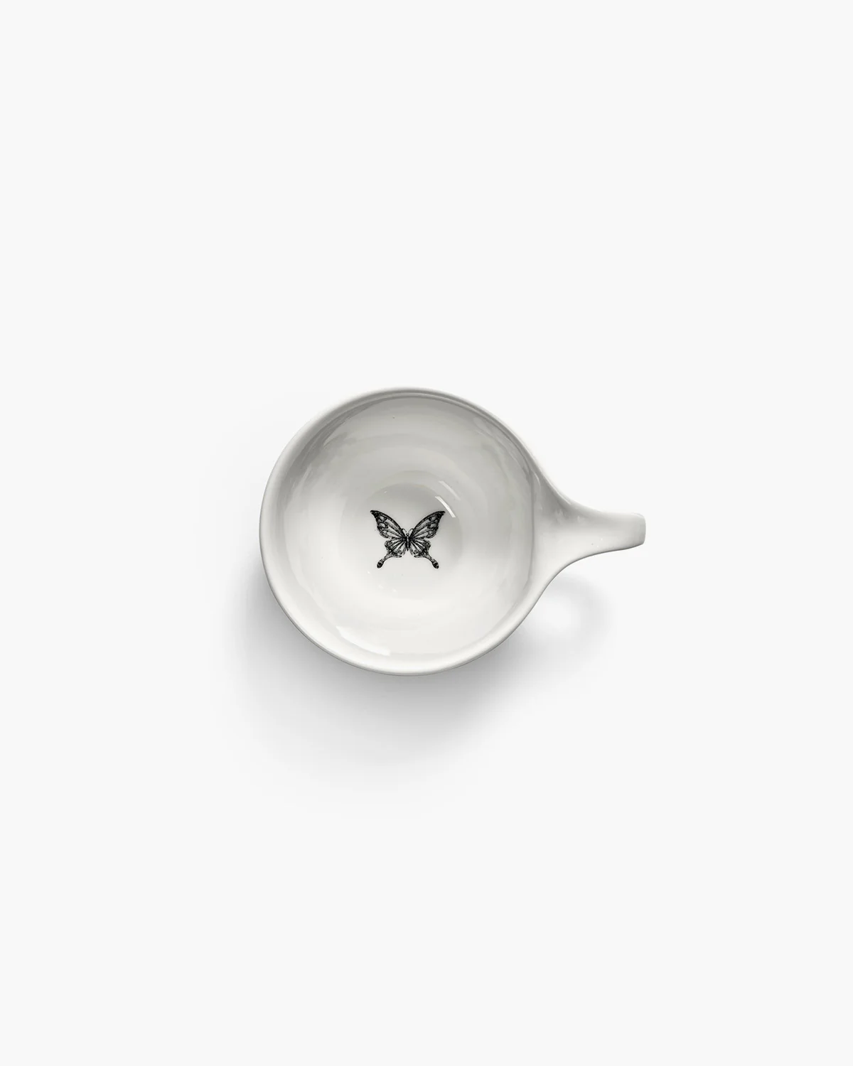 Cappuccino cup butterfly white - black Unity - Image 3