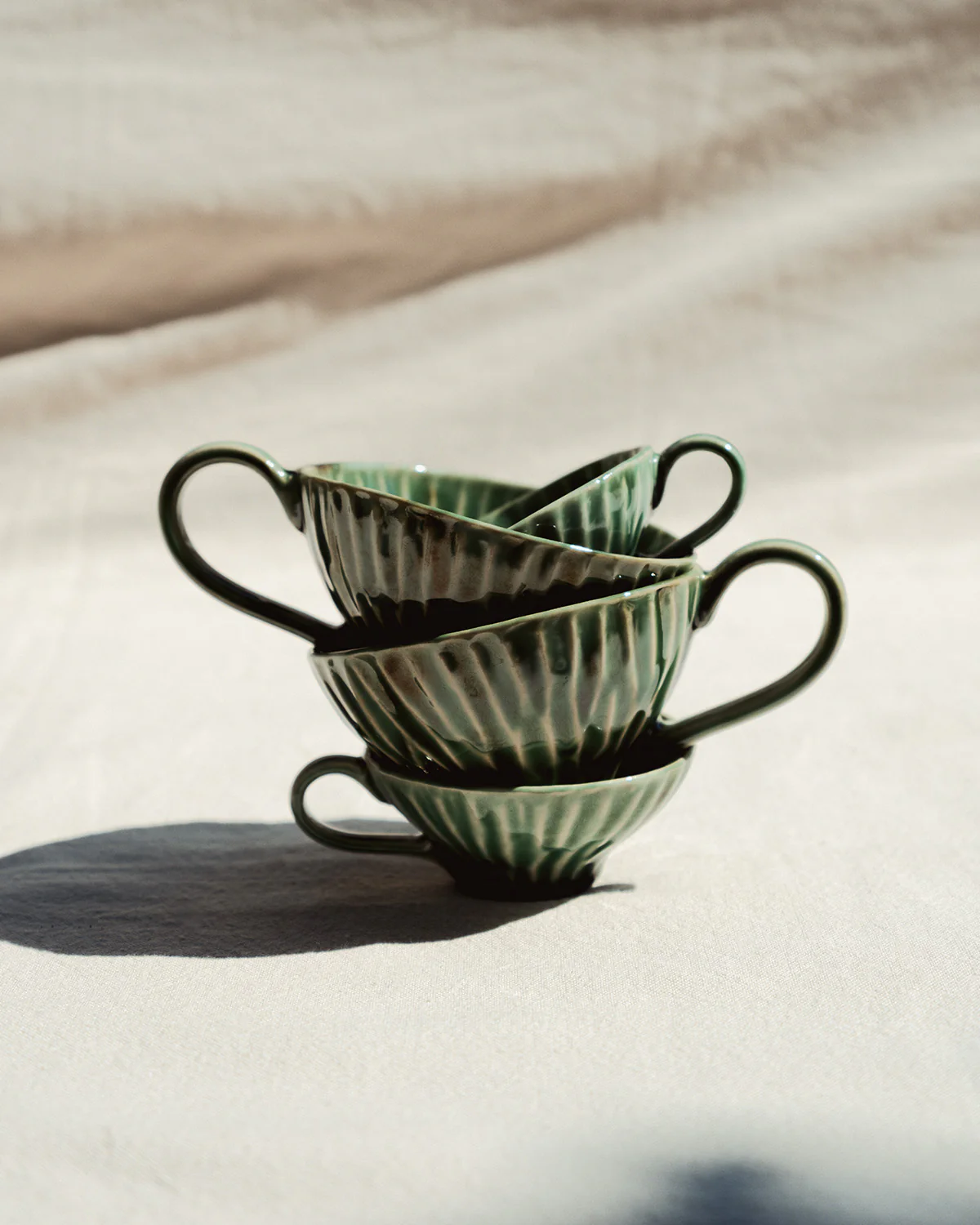 Cappuccino cup green Verde Lanza - Image 2