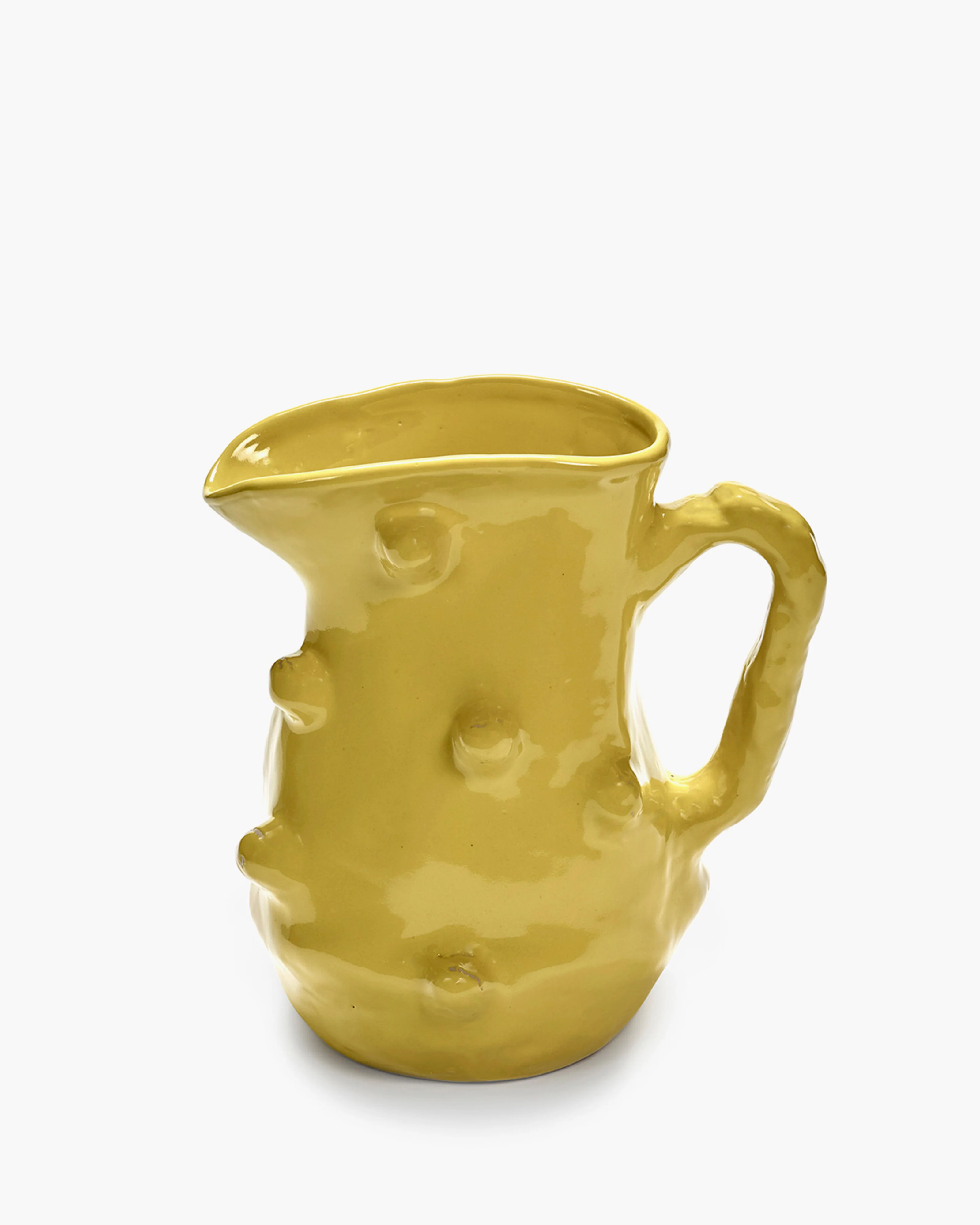 Ceramic jug yellow Charly