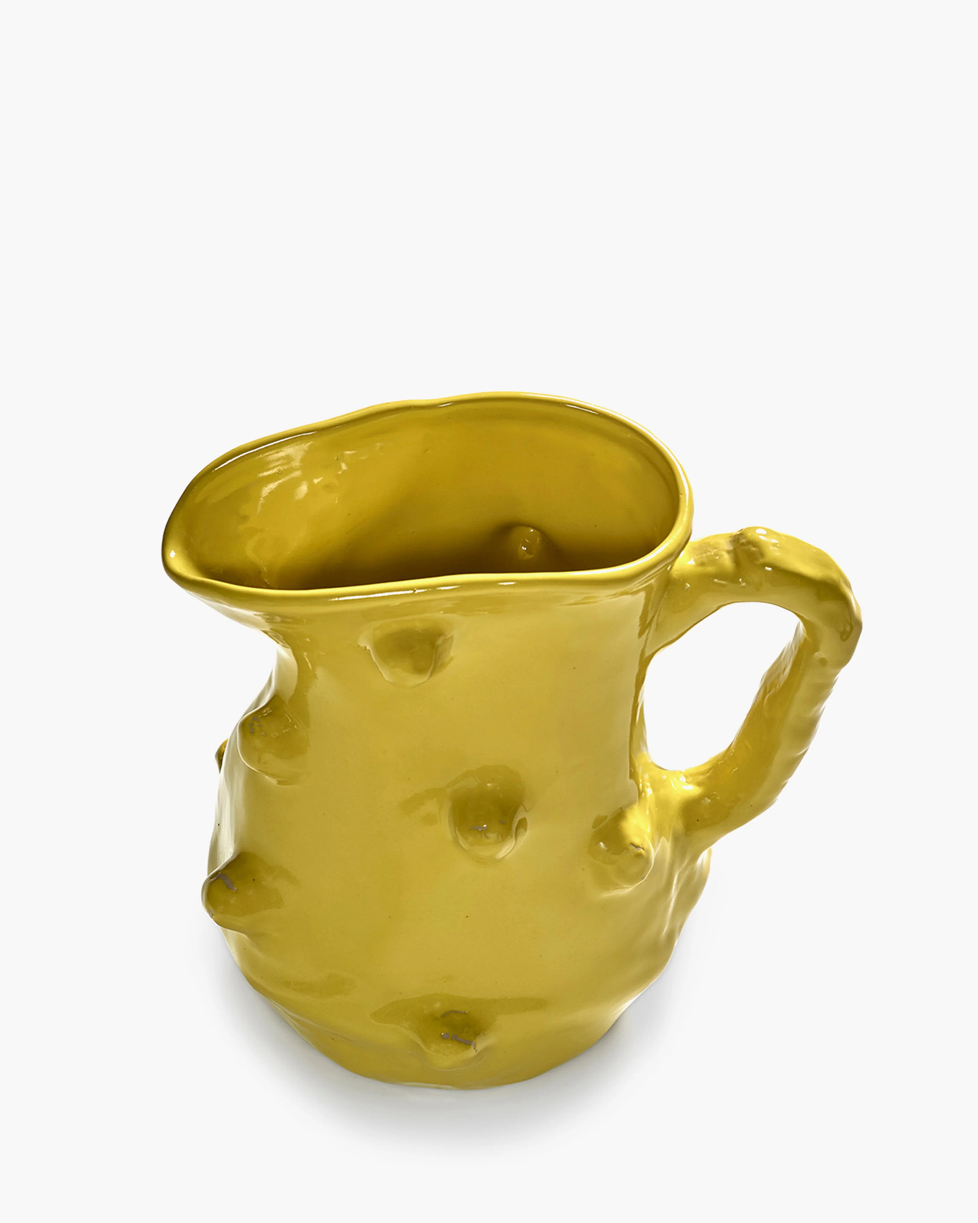 Ceramic jug yellow Charly - Image 4