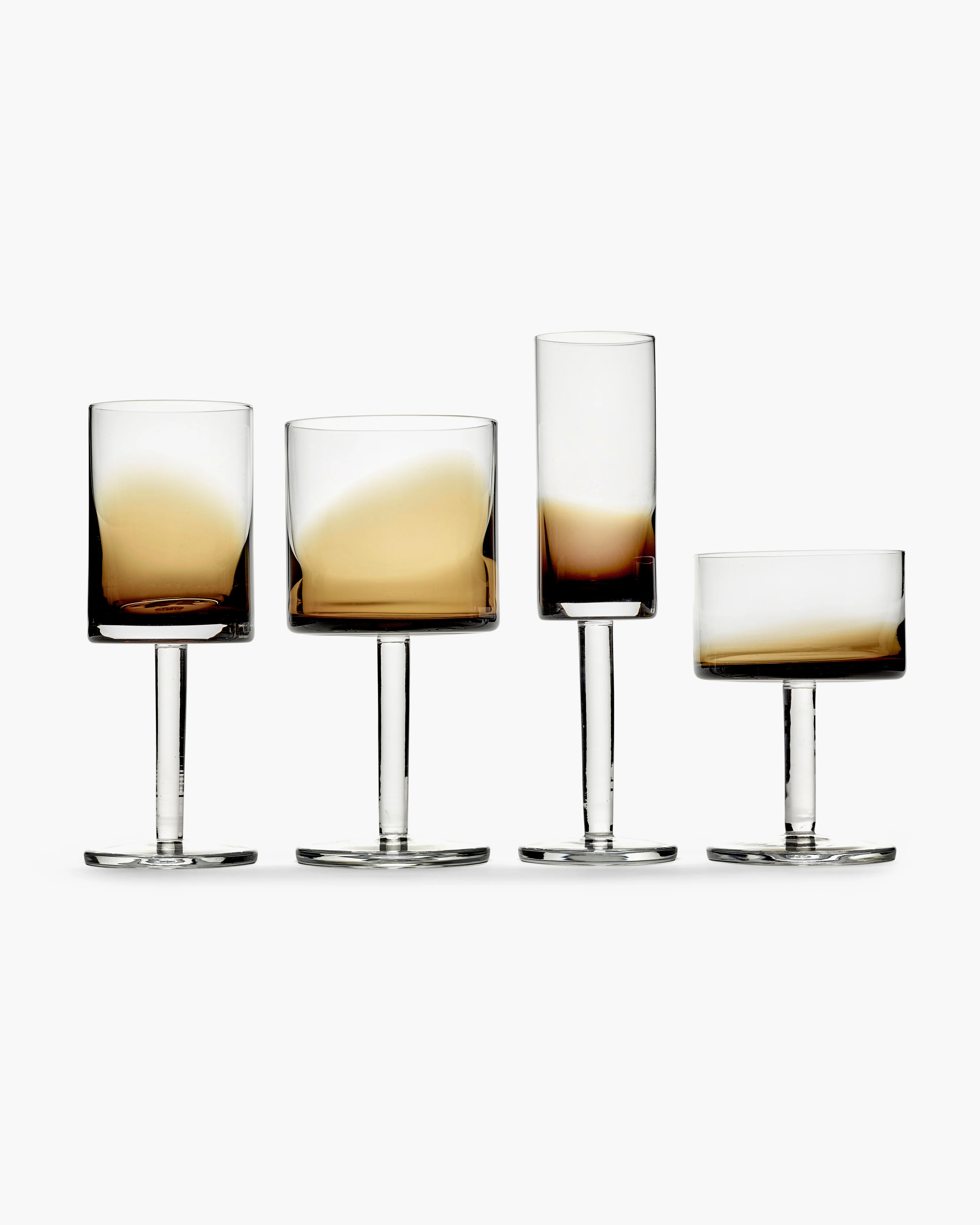 Champagne glass amber Zuma - Image 4