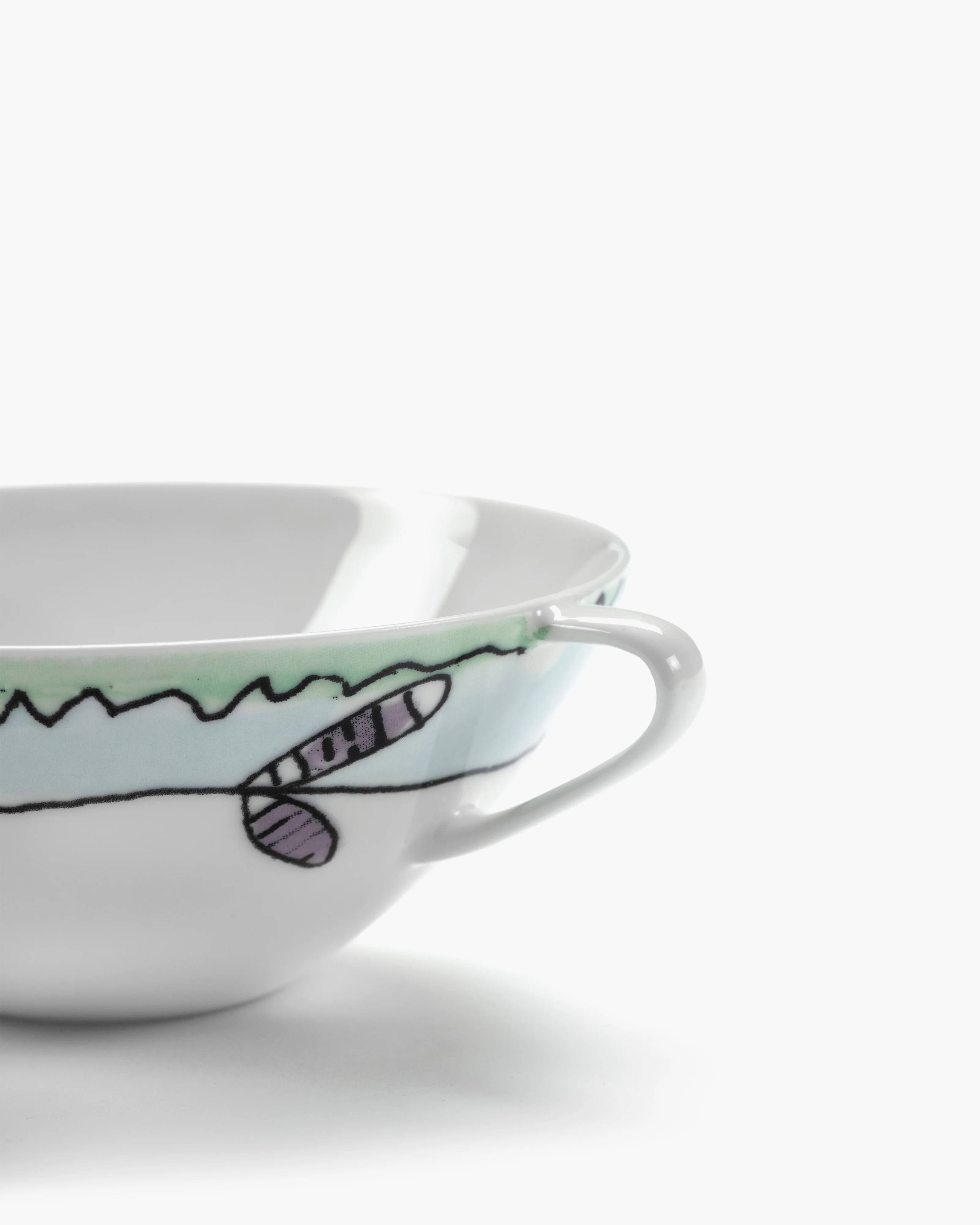 Coffee cup low Blossom milk Midnight Flowers - Image 5