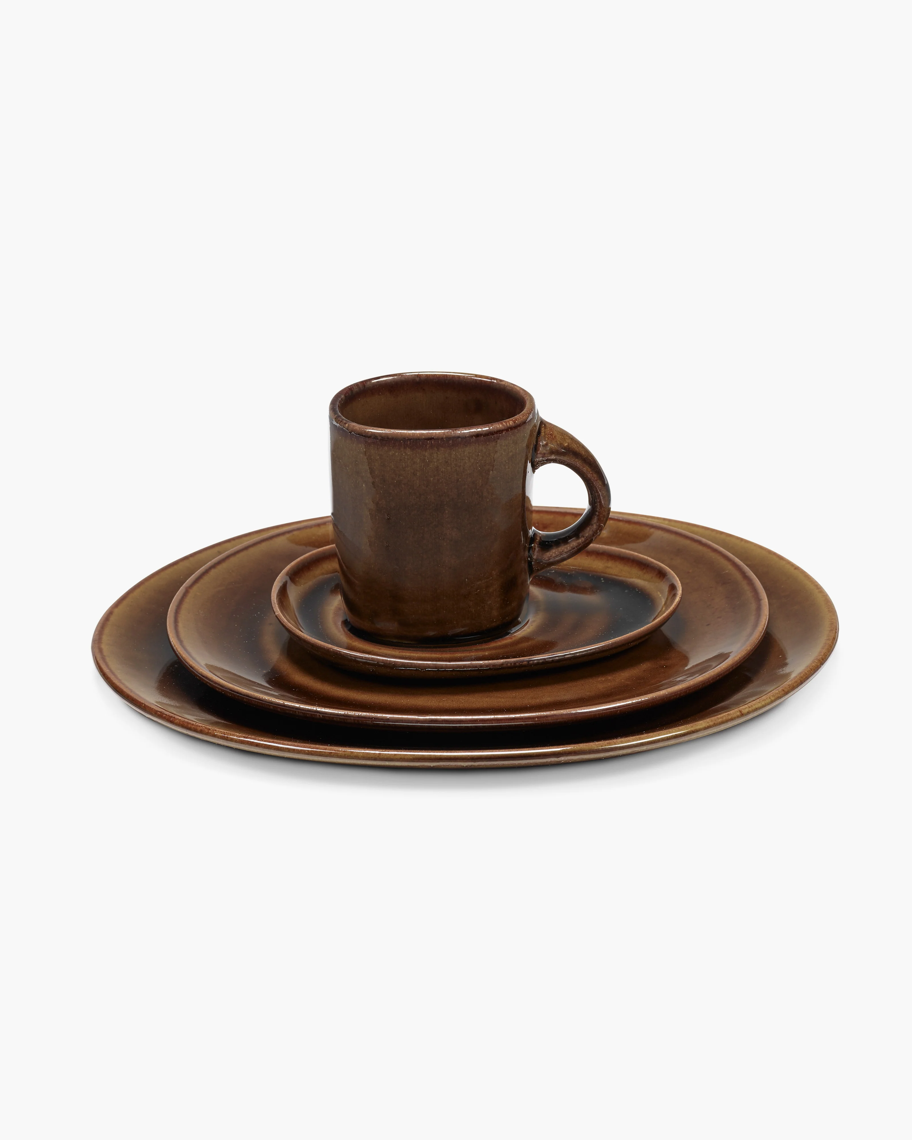 Coffee cup ocher Out of lines - Image 6