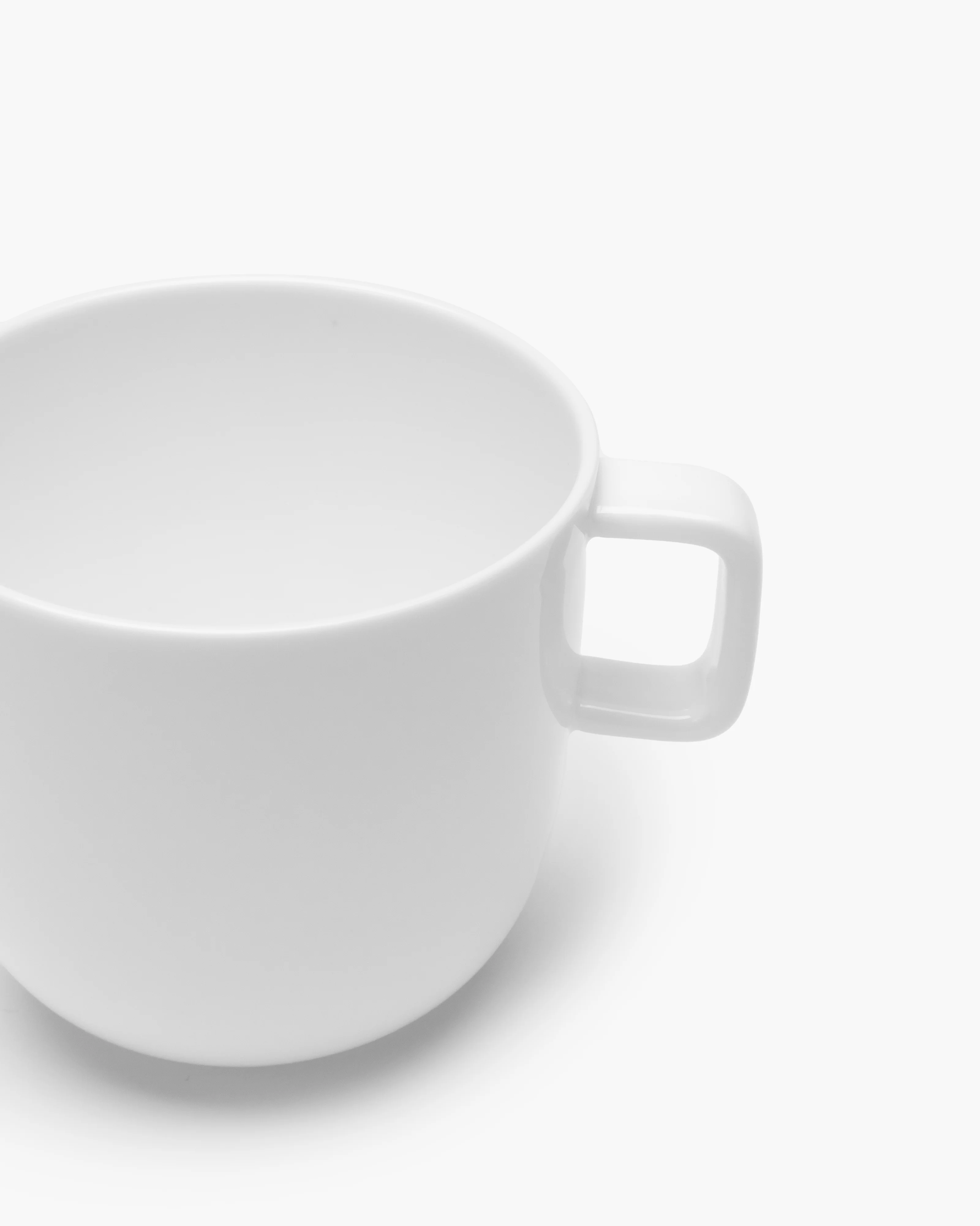 Coffee cup white glazed Base - Image 3