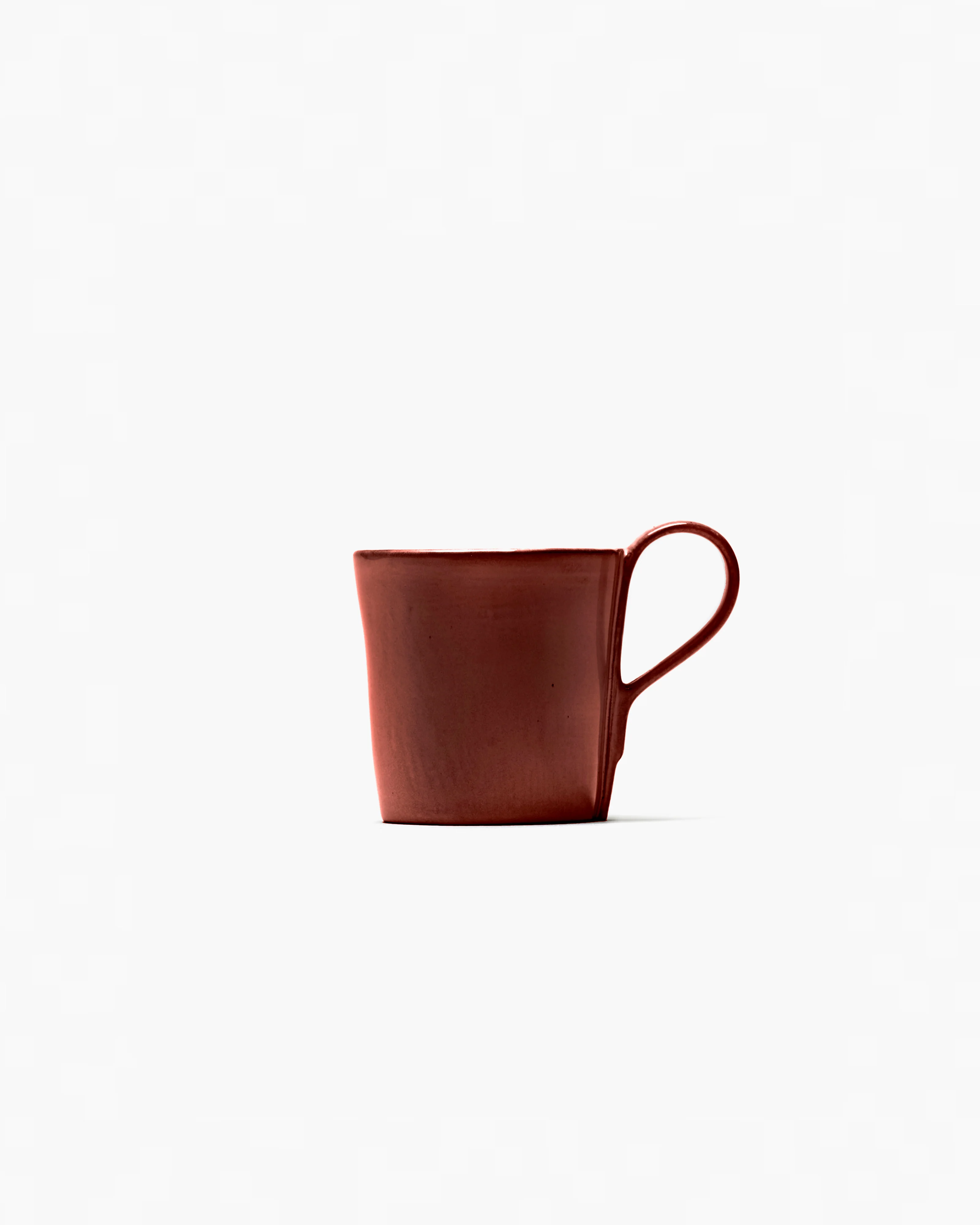 Coffee cup with handle venetian red La Mère - Image 2