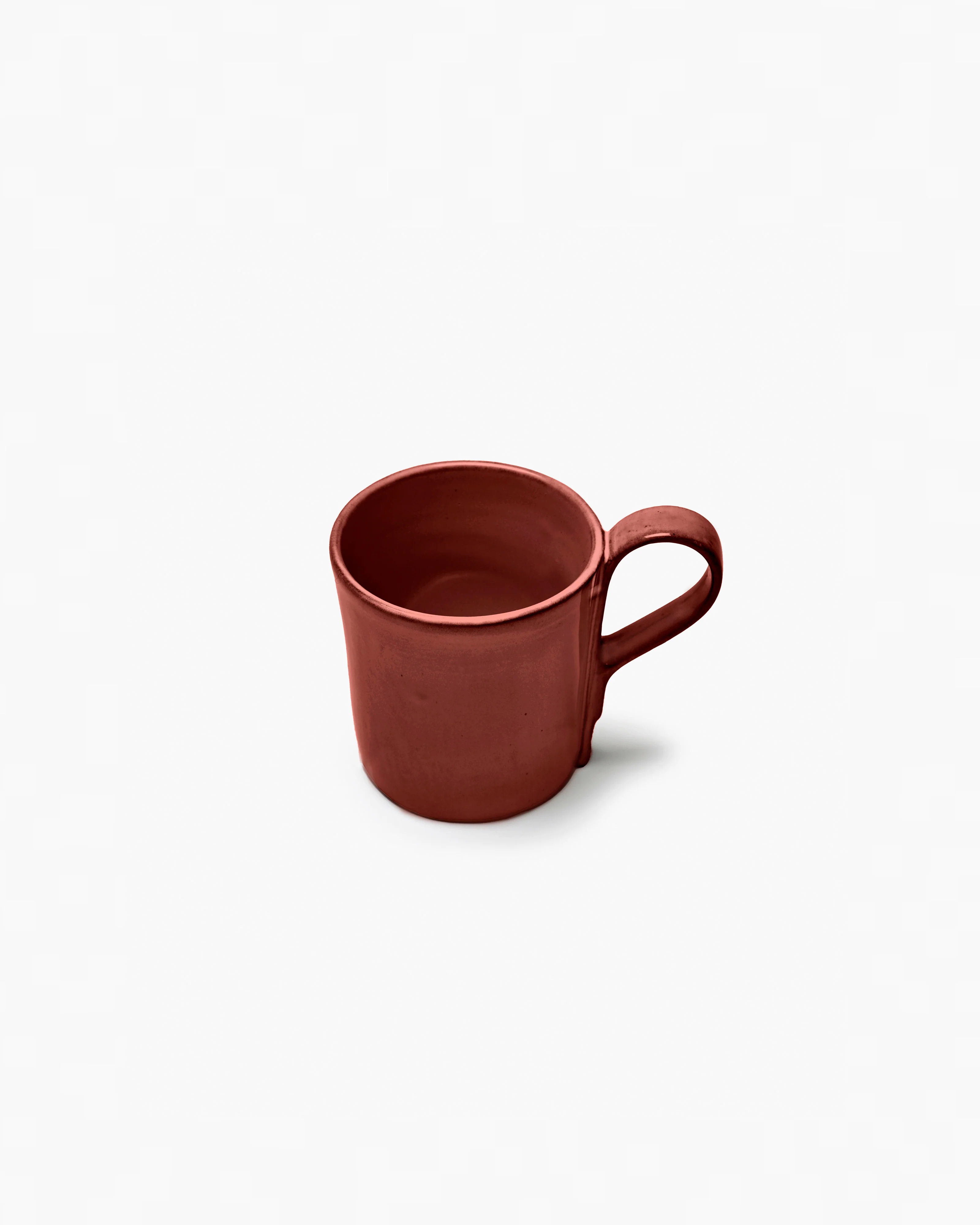 Coffee cup with handle venetian red La Mère - Image 3