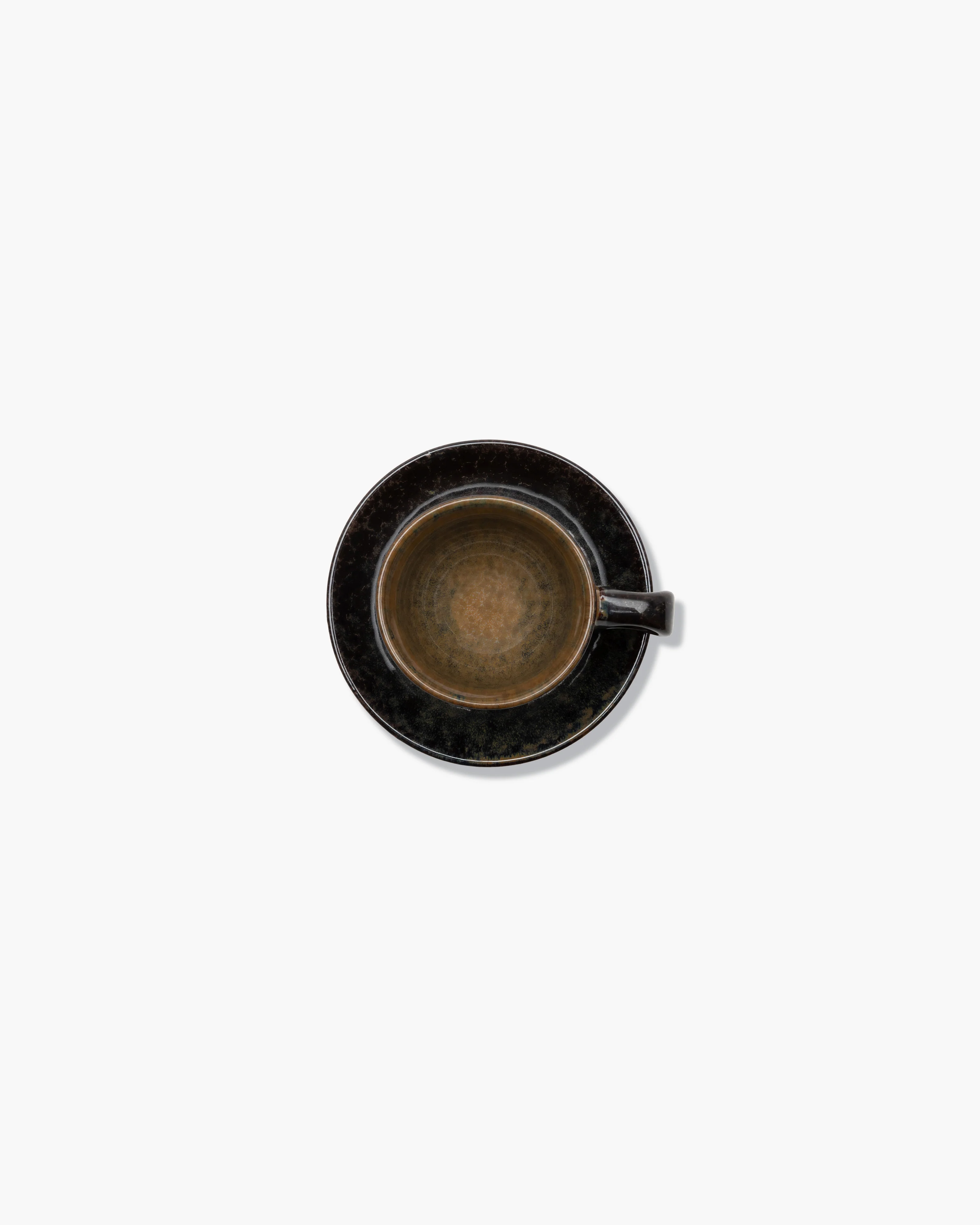 Coffee cup with saucer indi gray Surface - Image 3