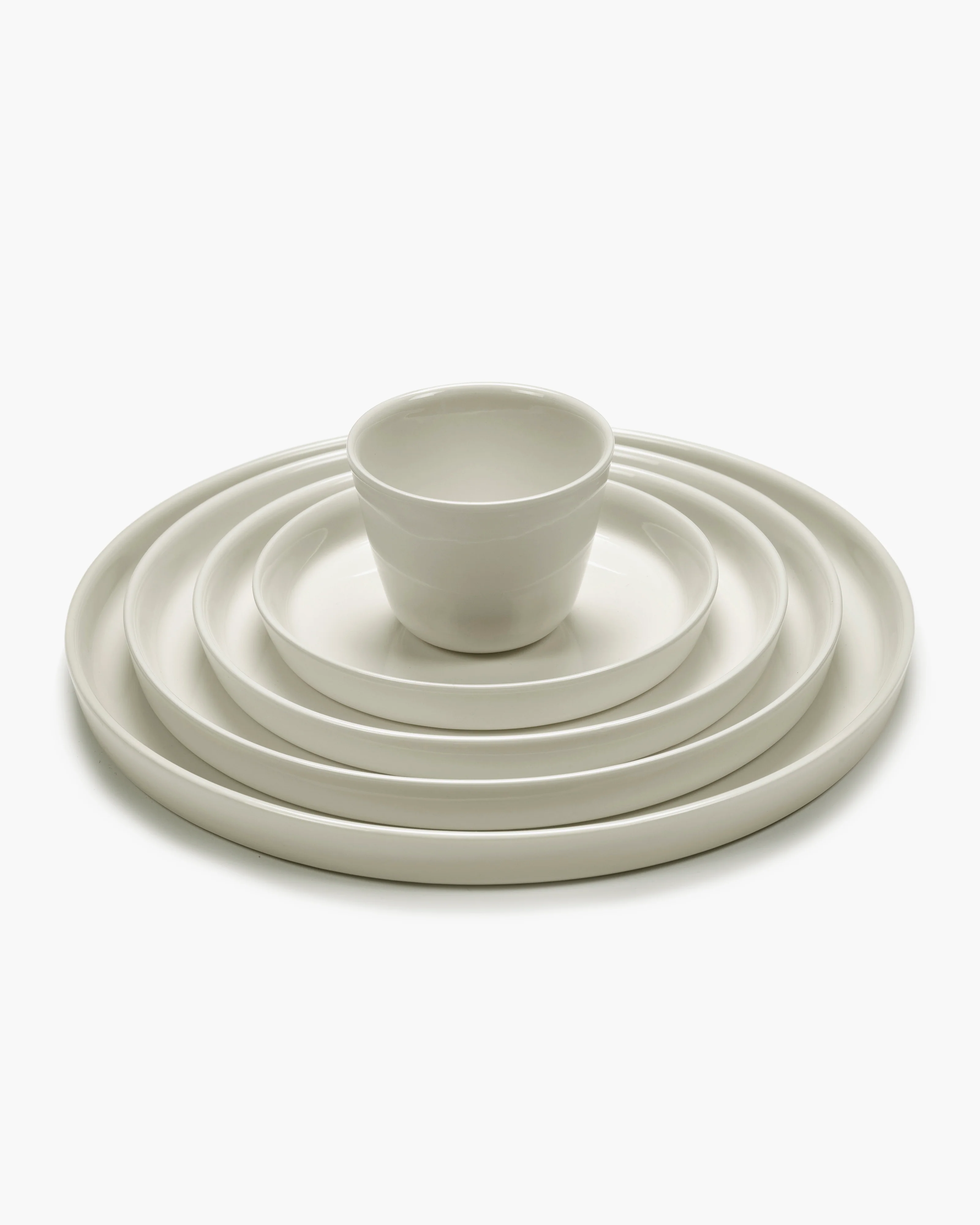Coffee cup without handle ivory Cena - Image 3