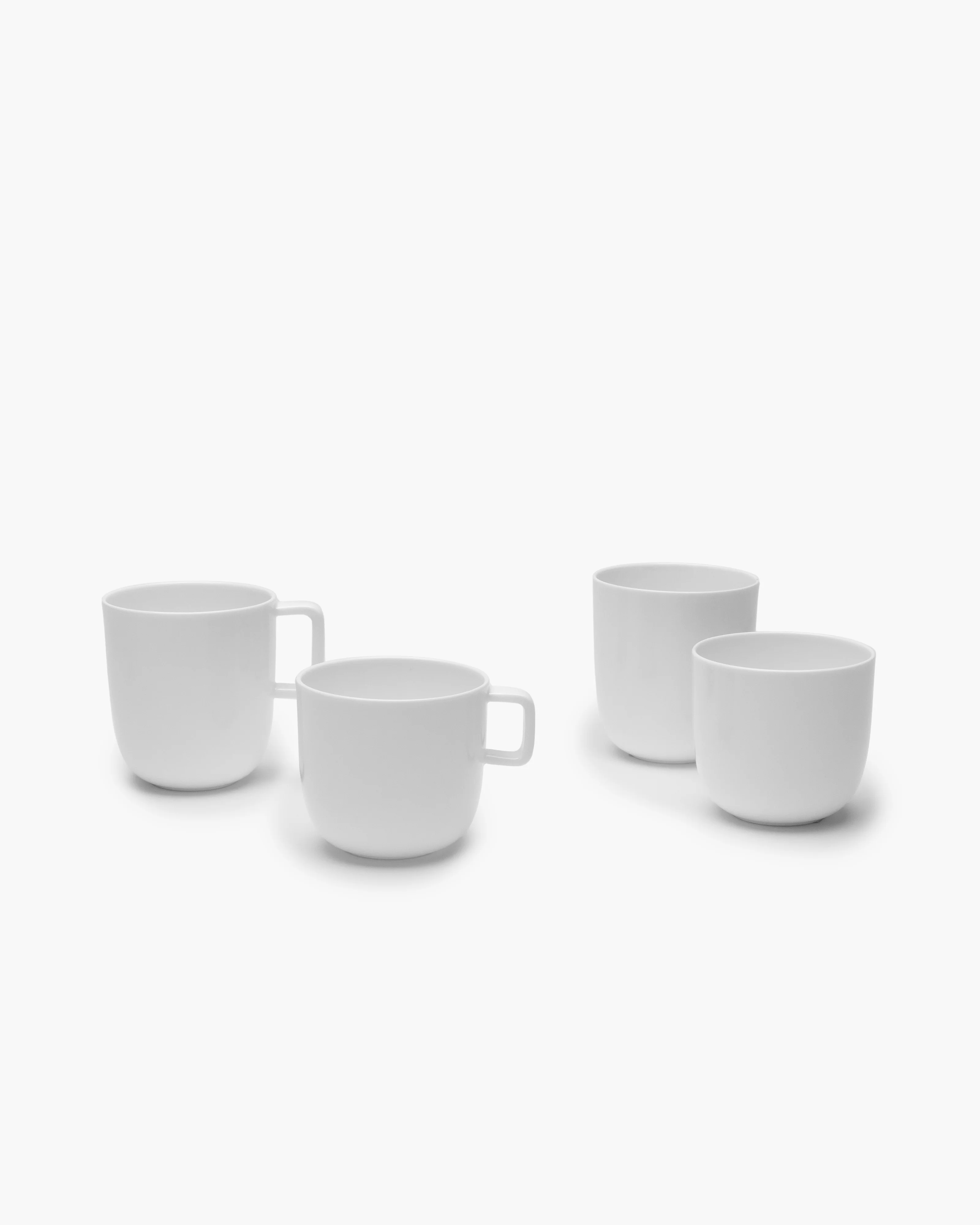 Coffee cup without handle white glazed Base - Image 4