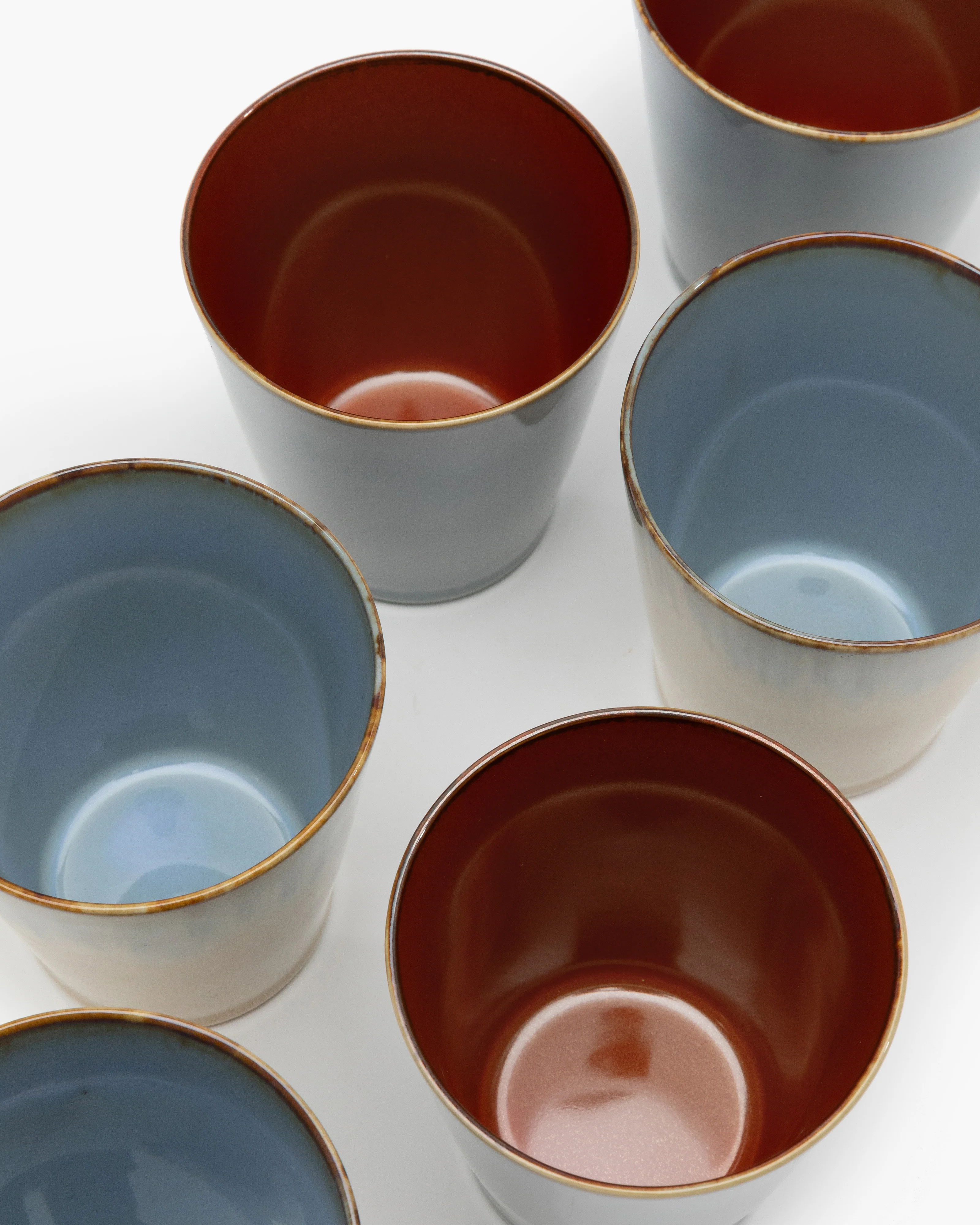 Conical cup M smoky blue/rust Terres de rêves - Image 5
