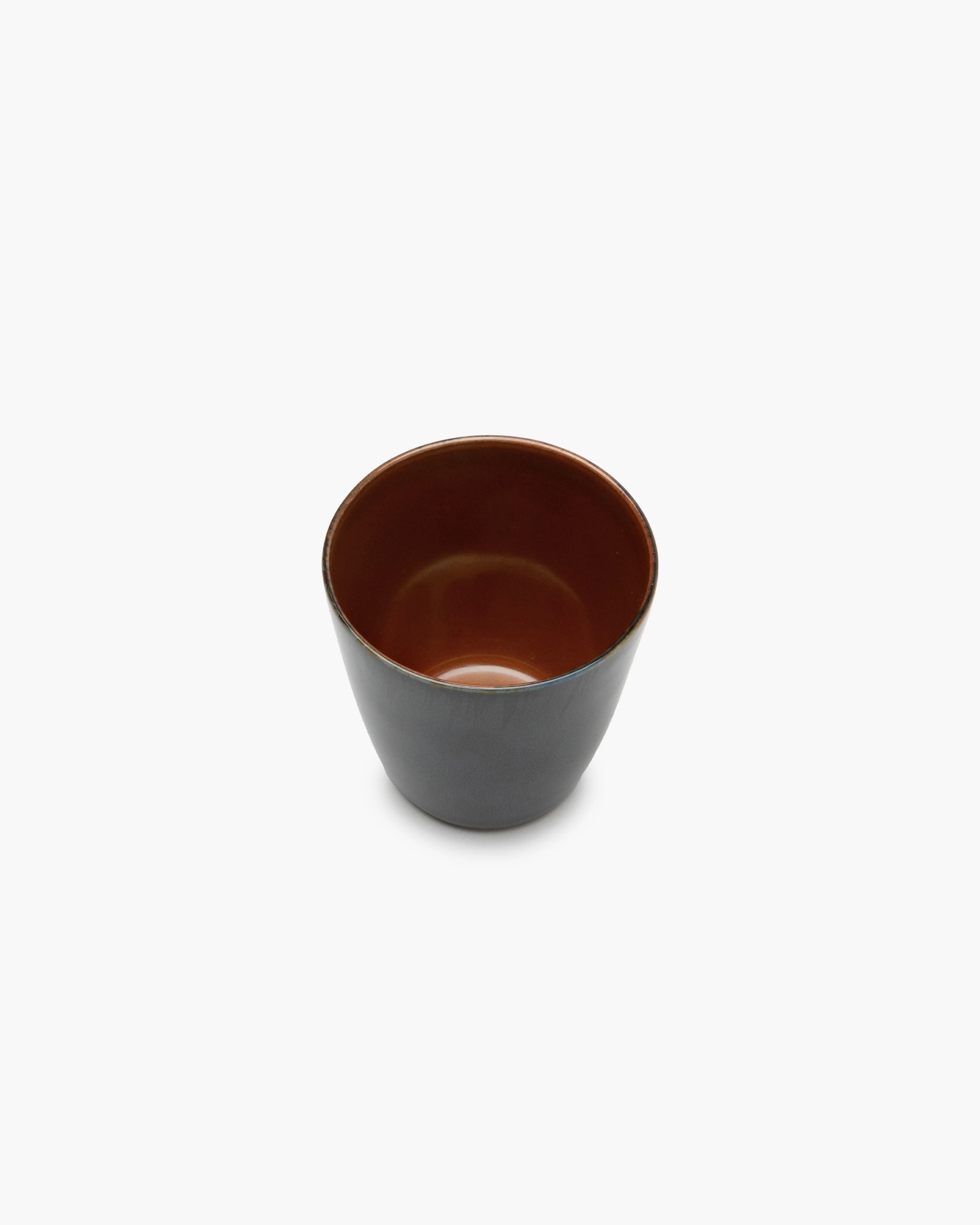 Conical cup S dark blue/rust Terres de rêves - Image 2
