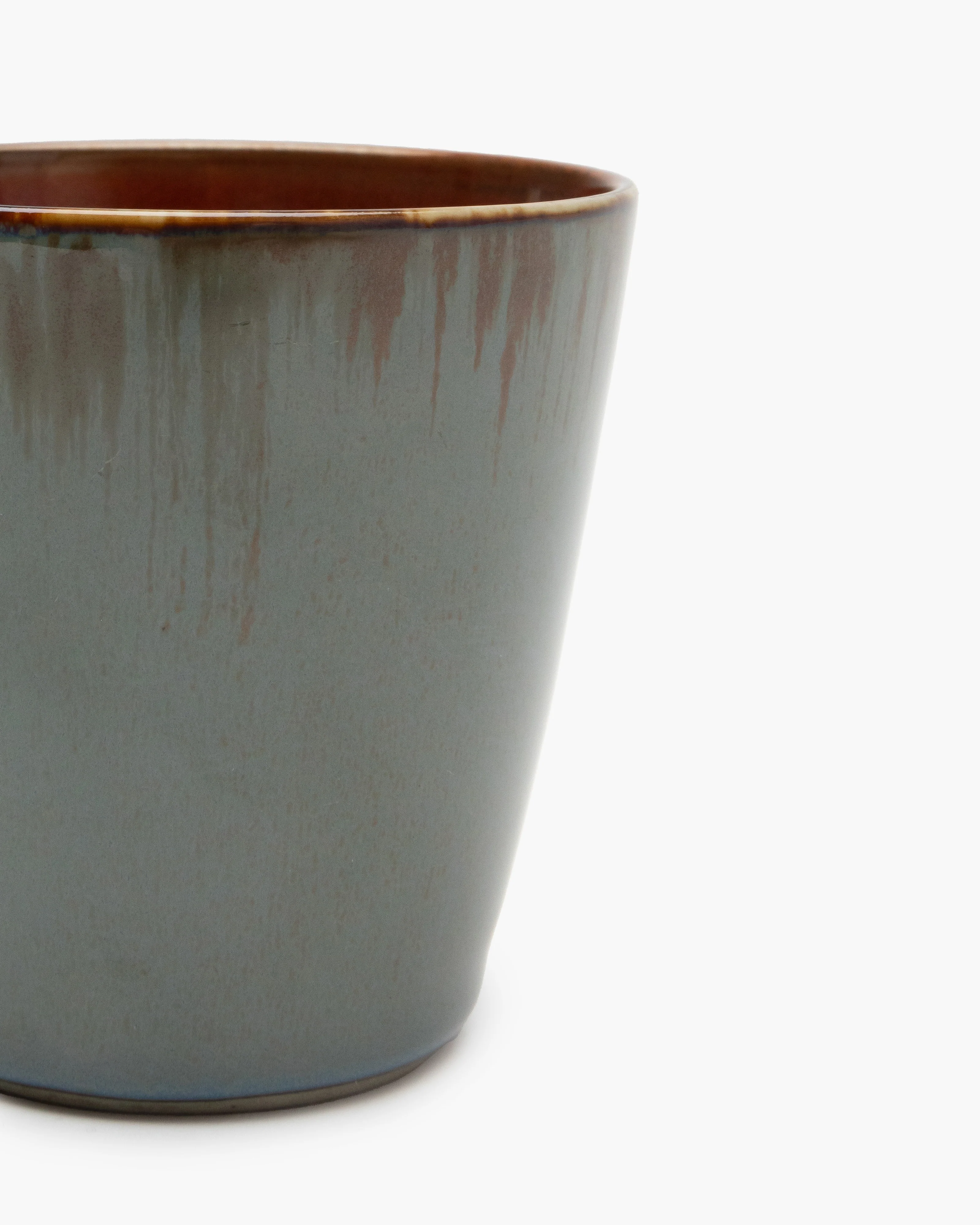 Conical cup S smoky blue/rust Terres de rêves - Image 3