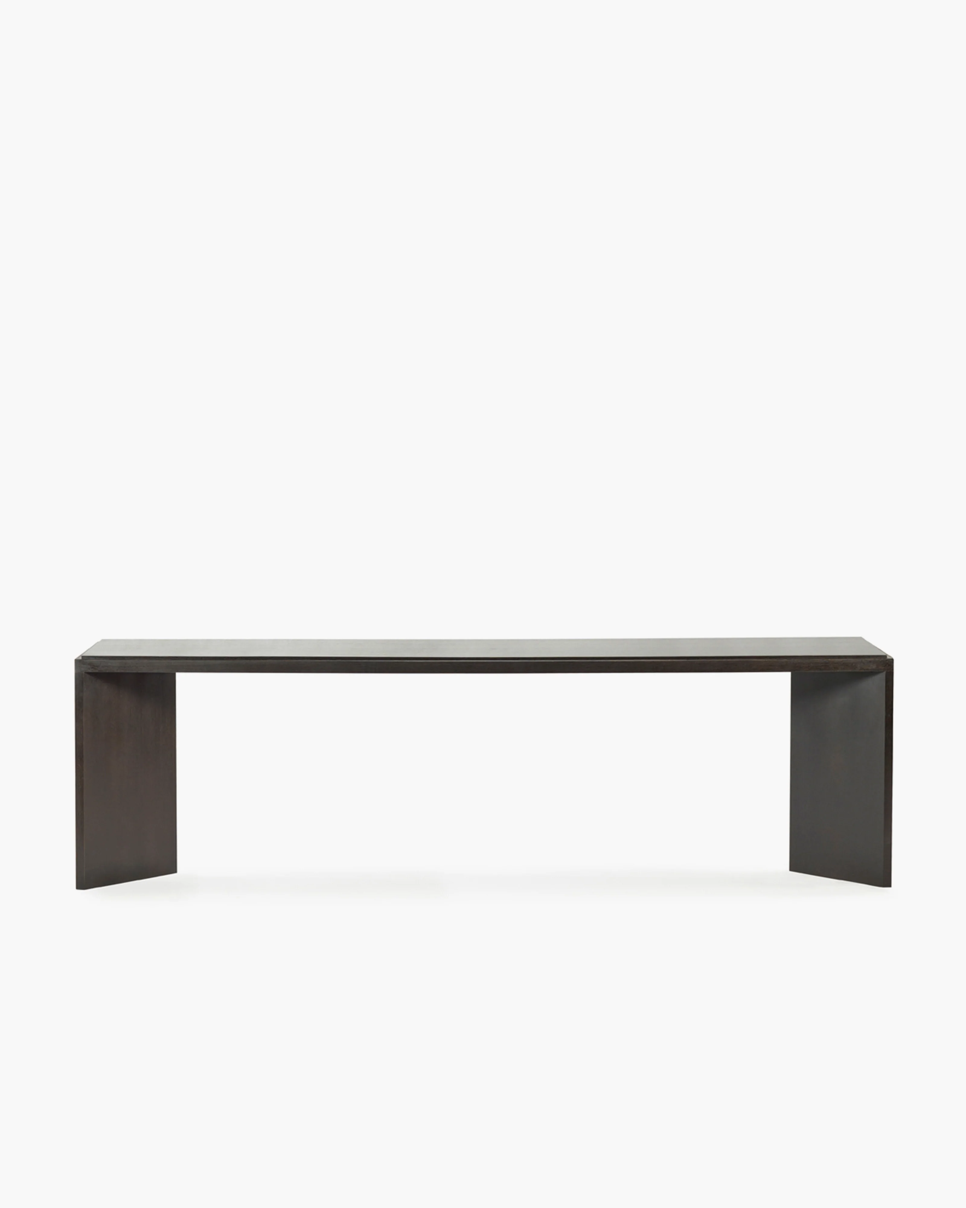 Console oak stained brown Kubé 2 - Image 2