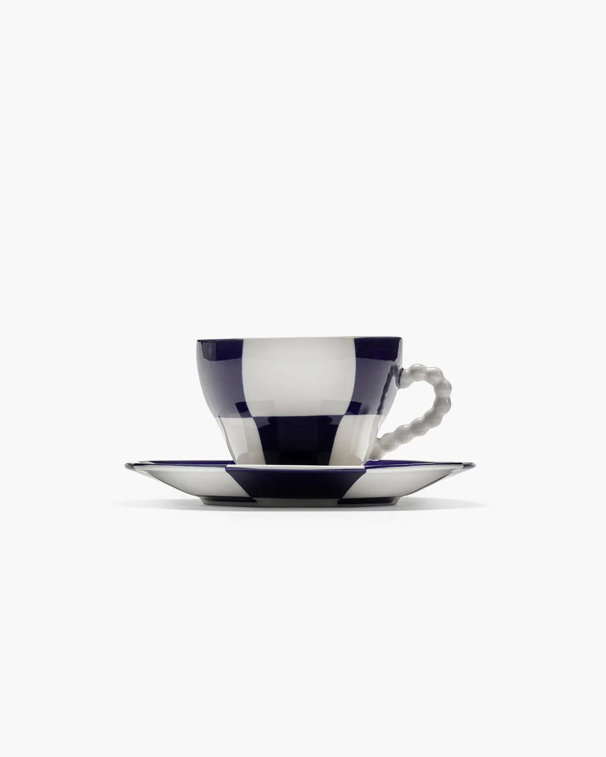 Cup and saucer blue - white FĂȘte des BĂȘtes Les Objets Mouleversants - Image 3