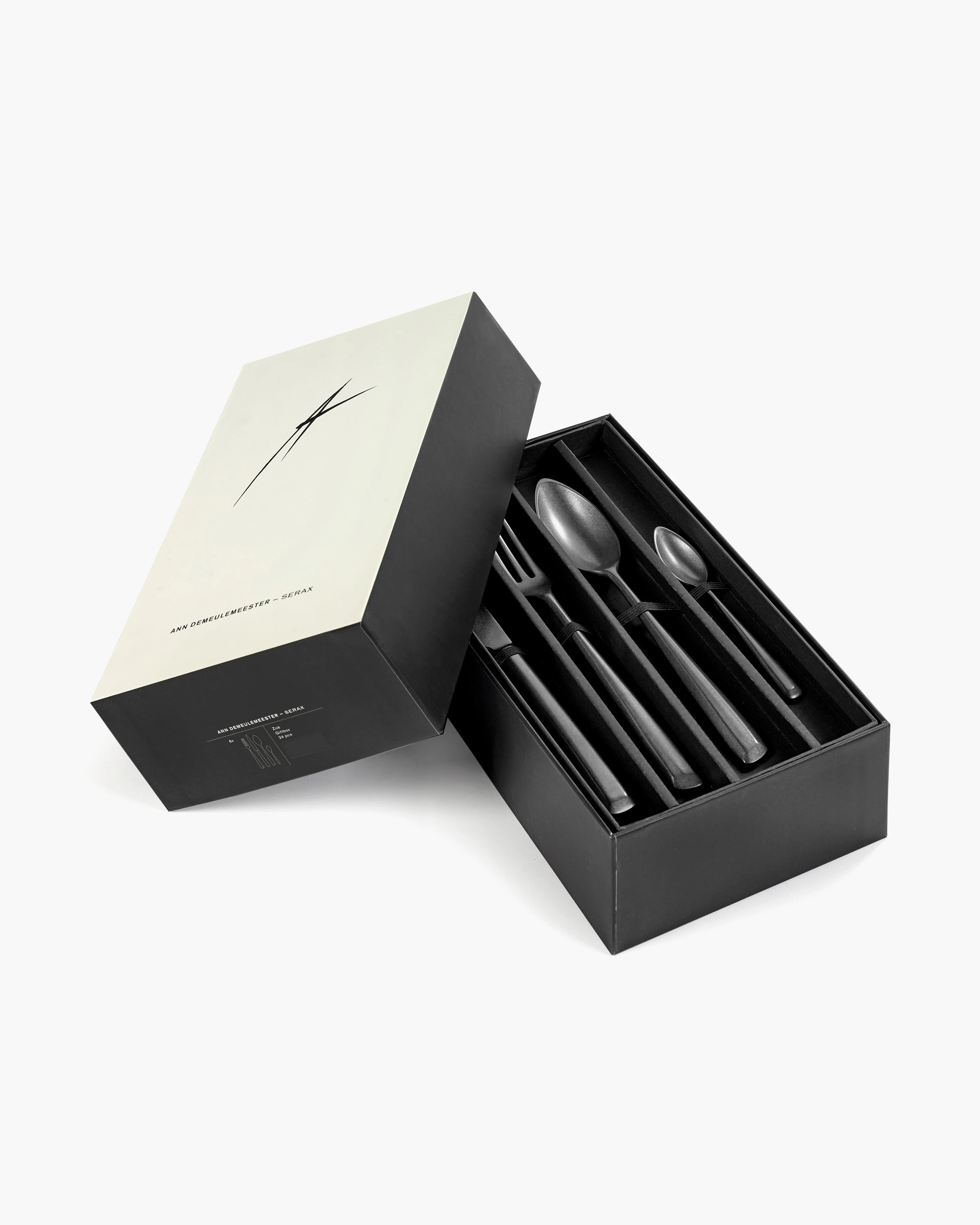 Cutlery box 24 pcs anthracite Zoë - Image 2