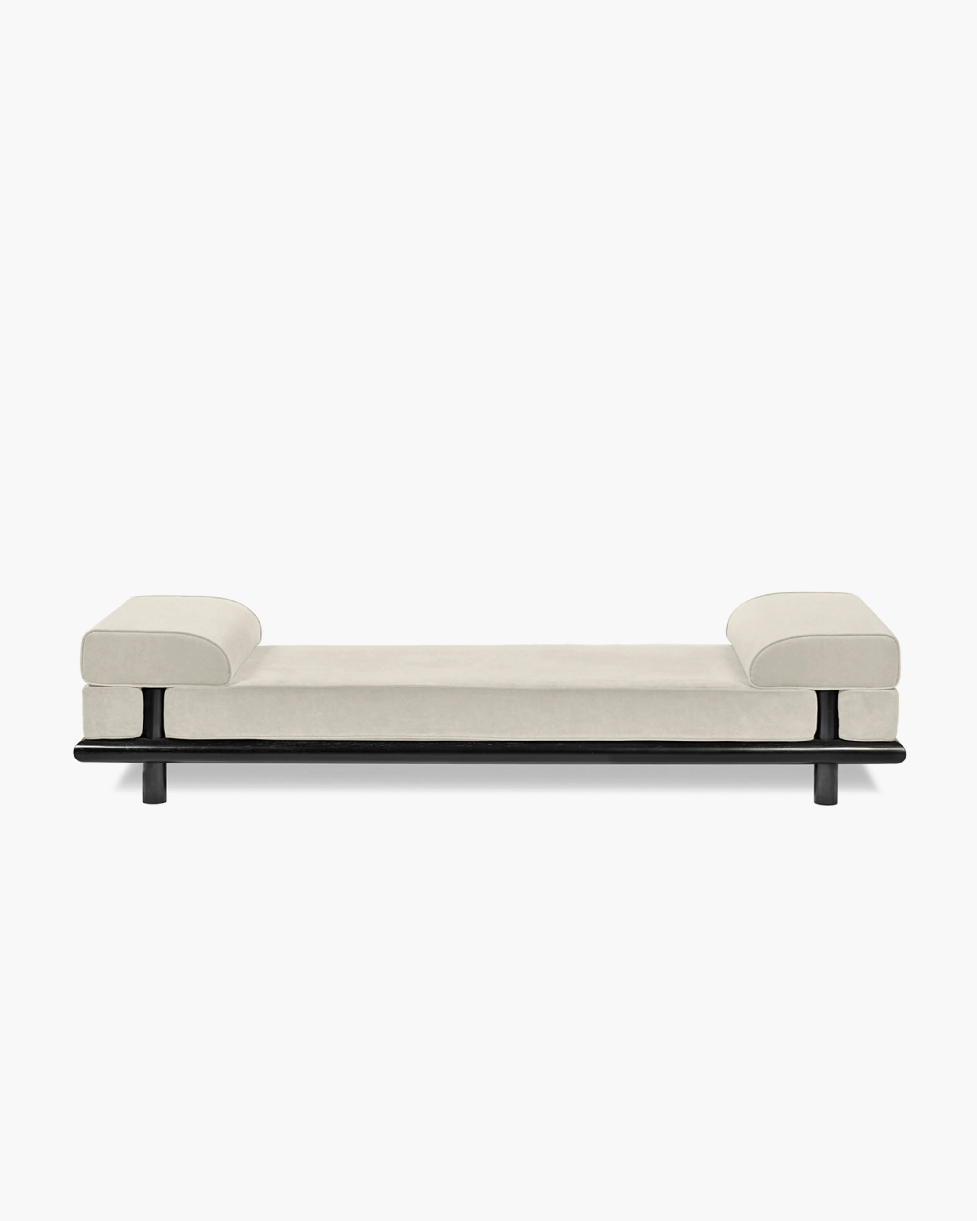 Daybed coco natural + frame oak stained black Beth - Image 2
