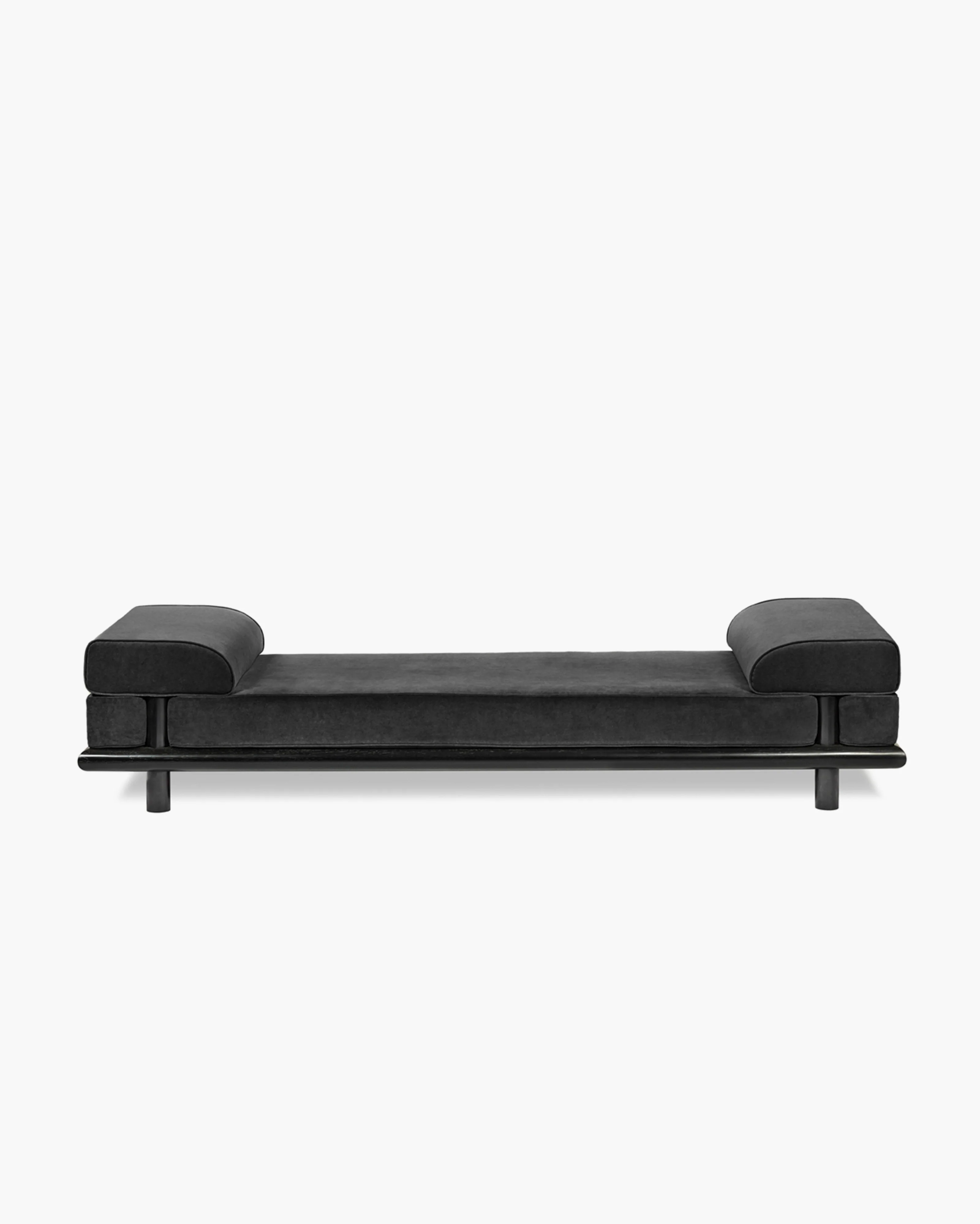 Daybed licot + frame oak stained black Beth - Image 2