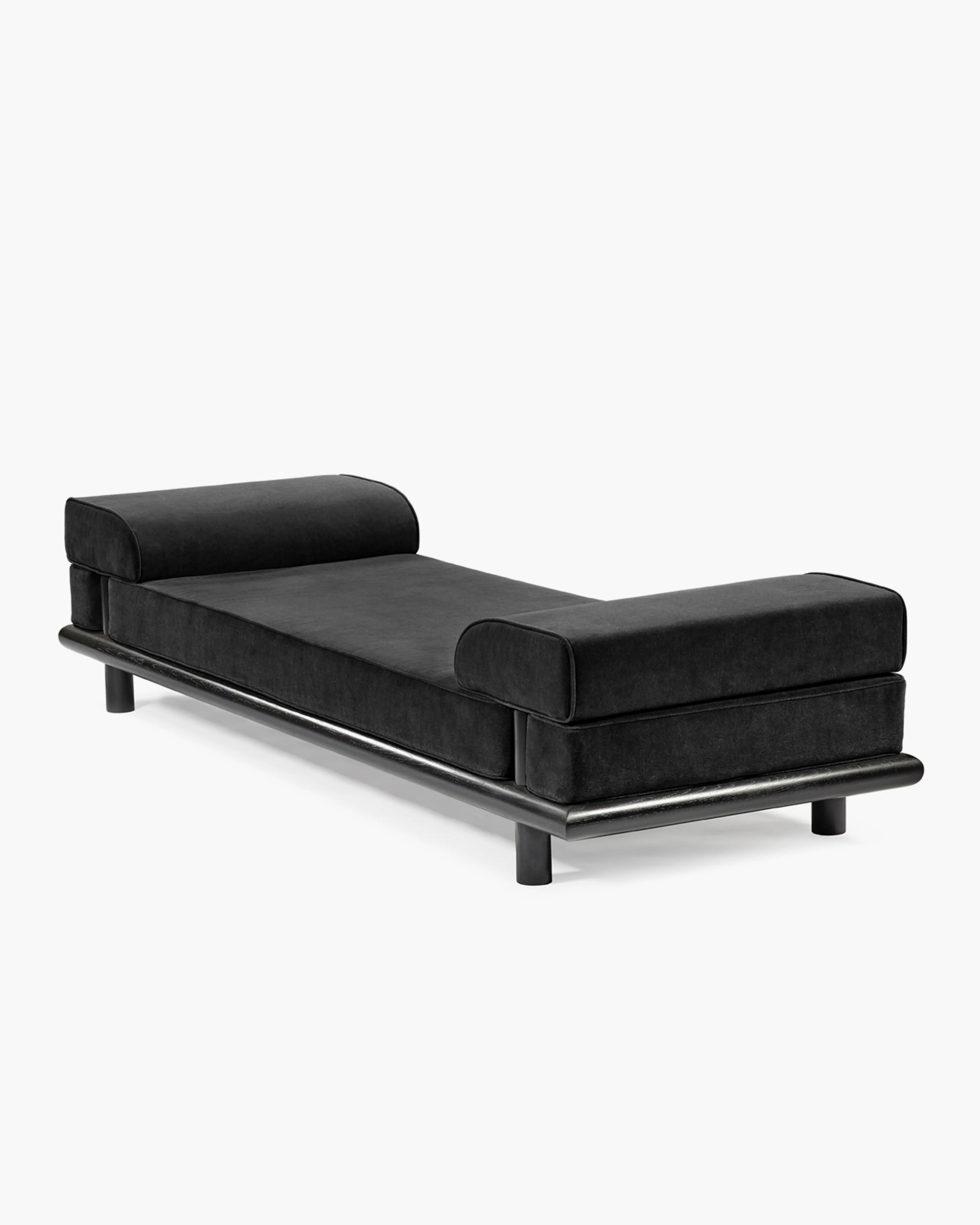 Daybed licot + frame oak stained black Beth - Image 3
