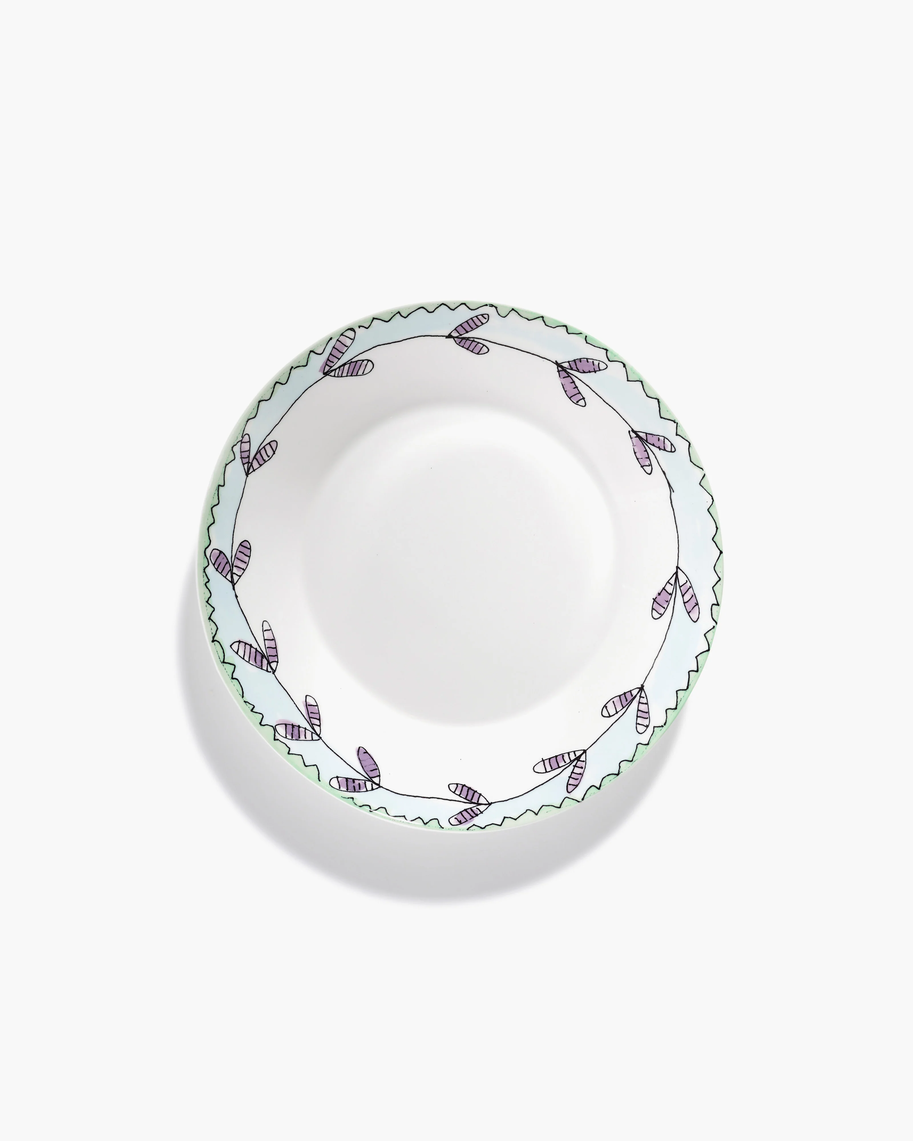 Deep plate L Blossom milk Midnight Flowers - Image 2