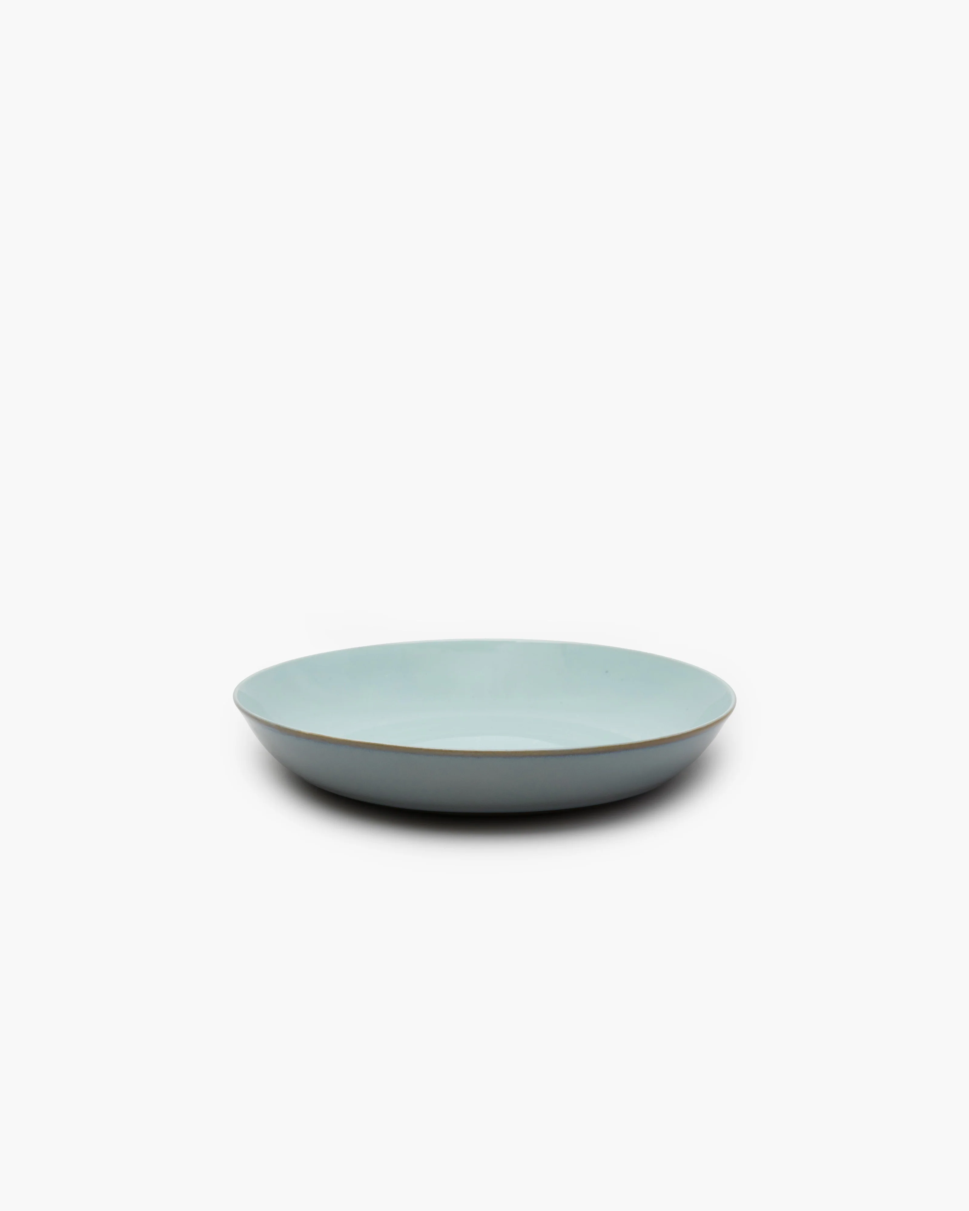 Deep plate L light blue/smoky blue Terres de rêves