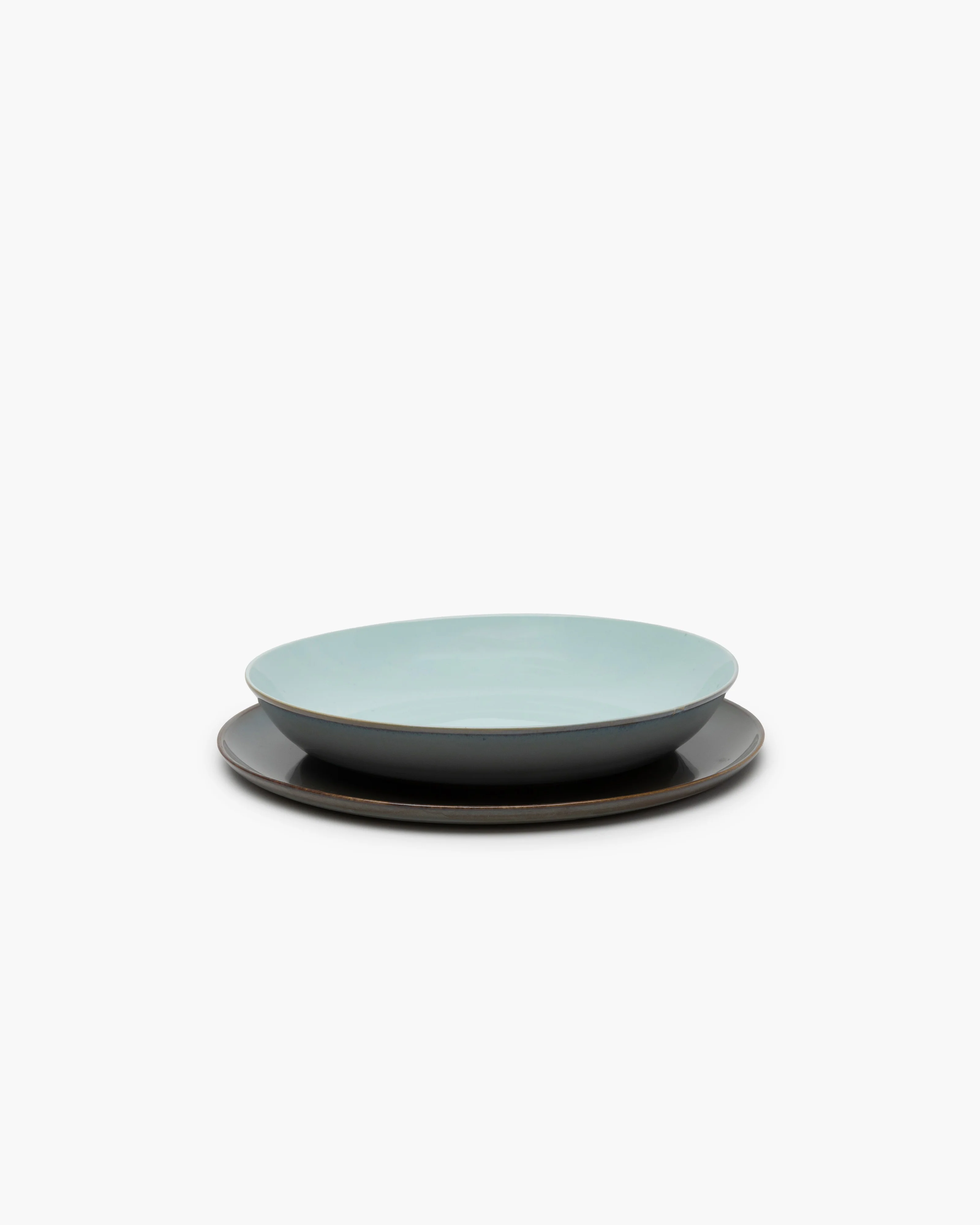 Deep plate L light blue/smoky blue Terres de rêves - Image 4