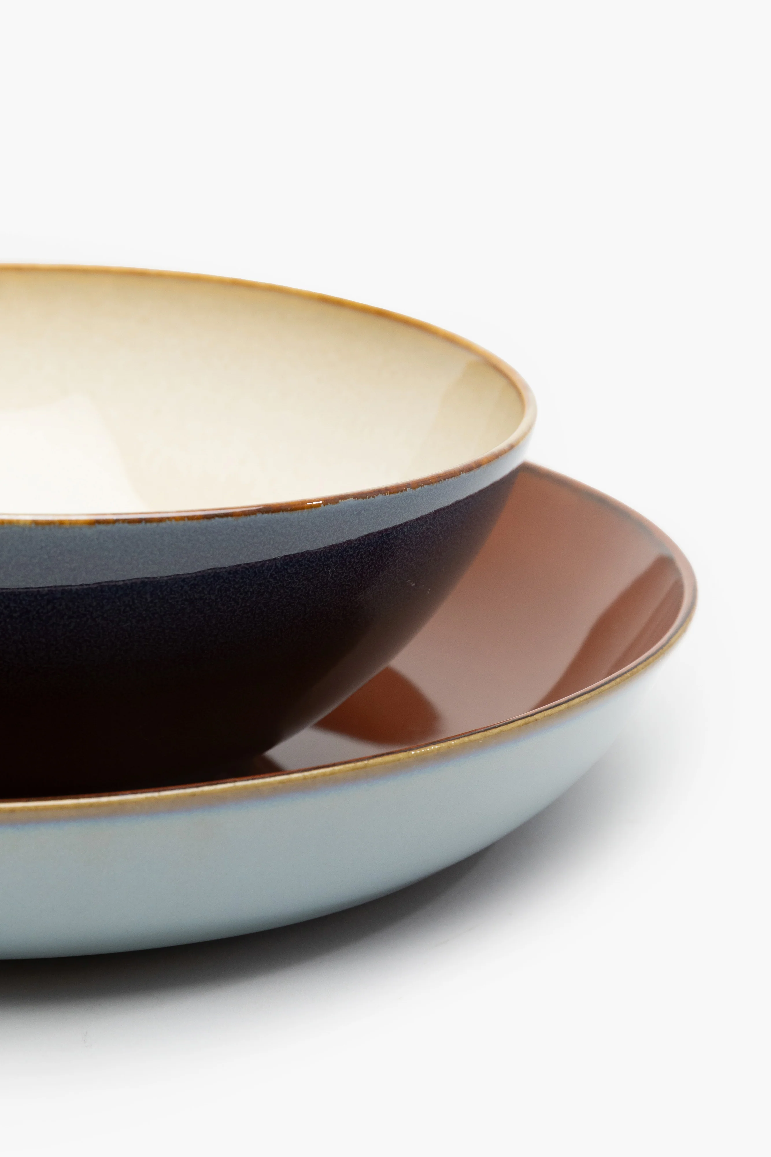 Deep plate L rust/smoky blue Terres de rêves - Image 4