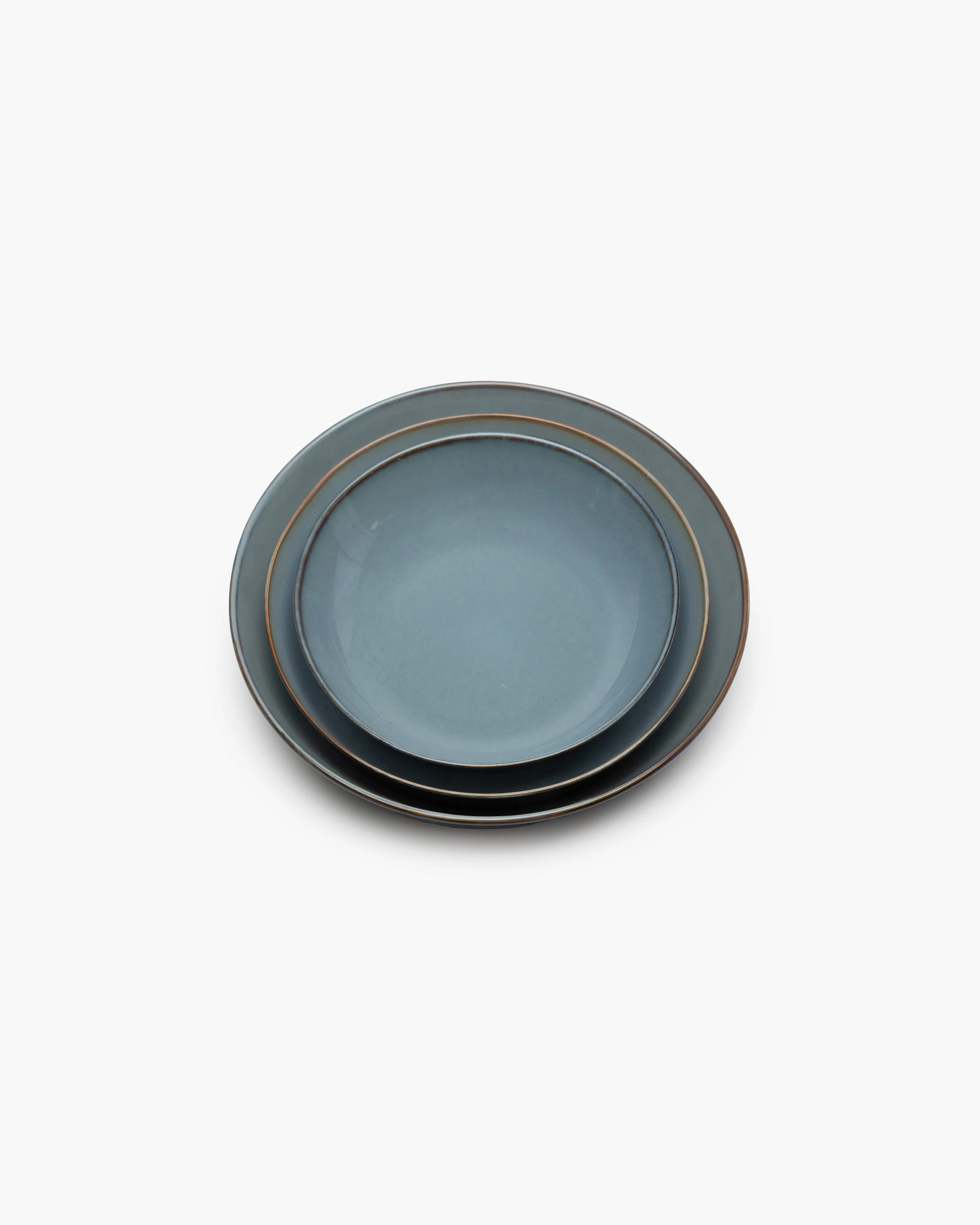 Deep plate L smoky blue/dark blue Terres de rêves - Image 3
