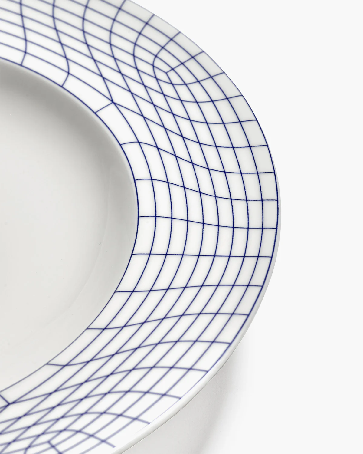 Deep plate L white - blue Nido - Image 4