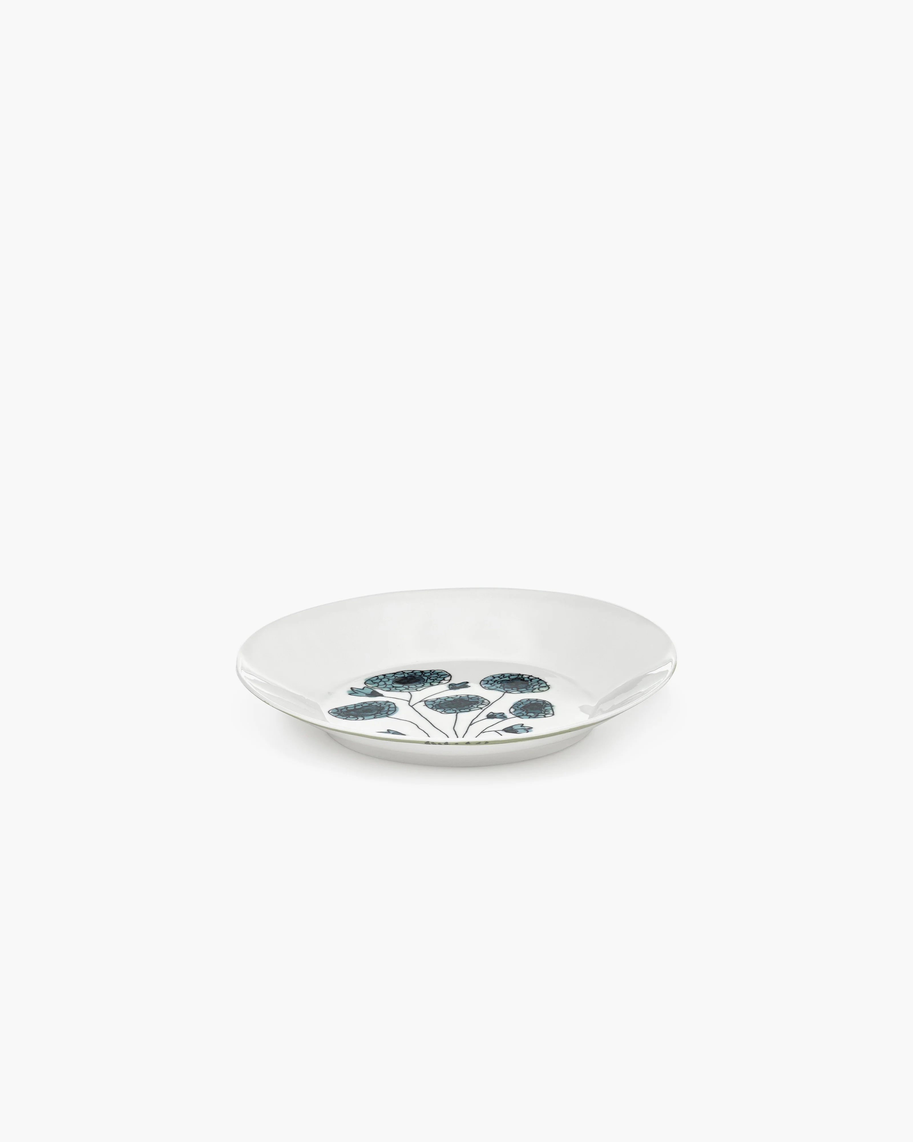Deep plate M Anemone vaniglia Midnight Flowers