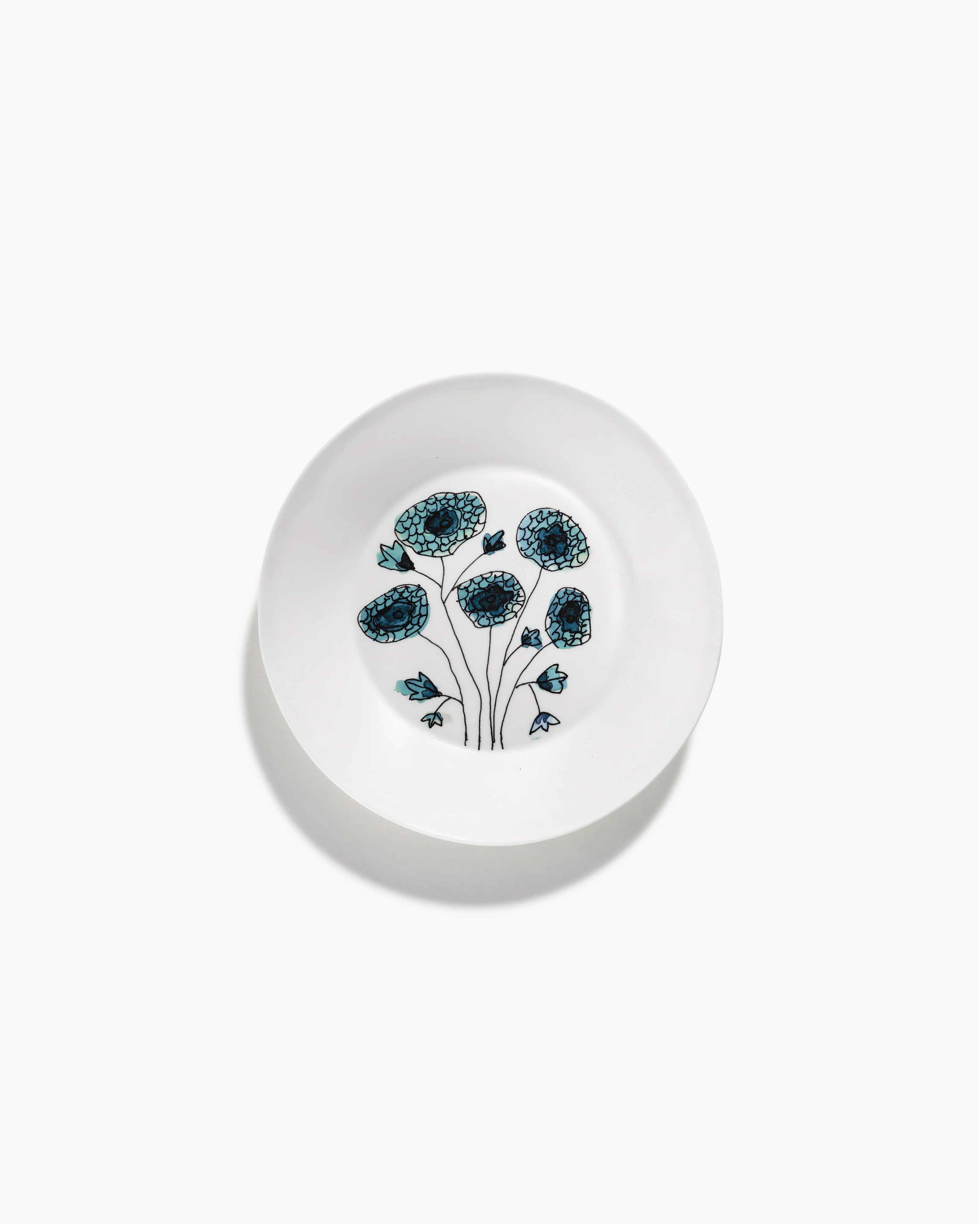 Deep plate M Anemone vaniglia Midnight Flowers - Image 2
