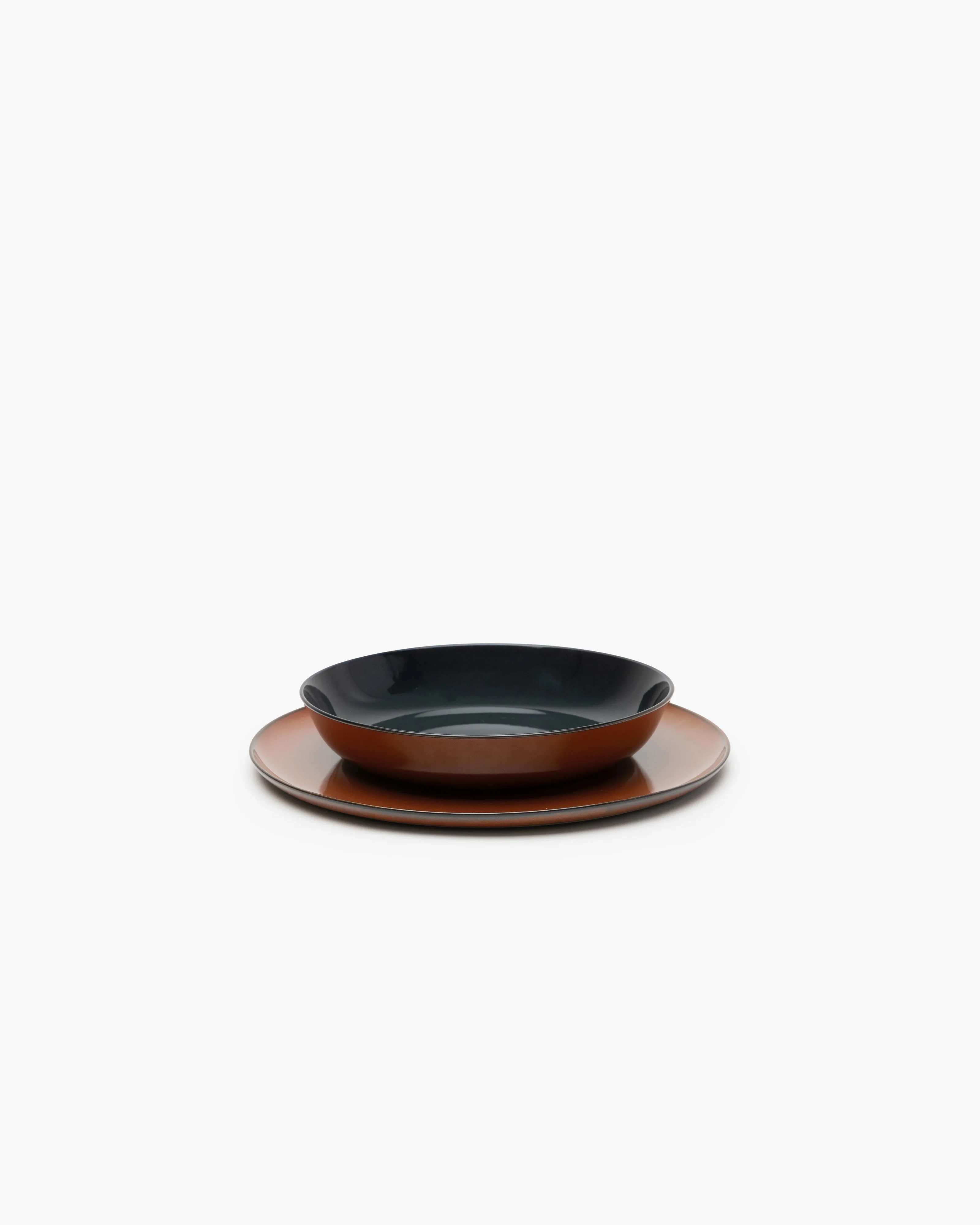 Deep plate M dark blue/rust Terres de rêves - Image 4