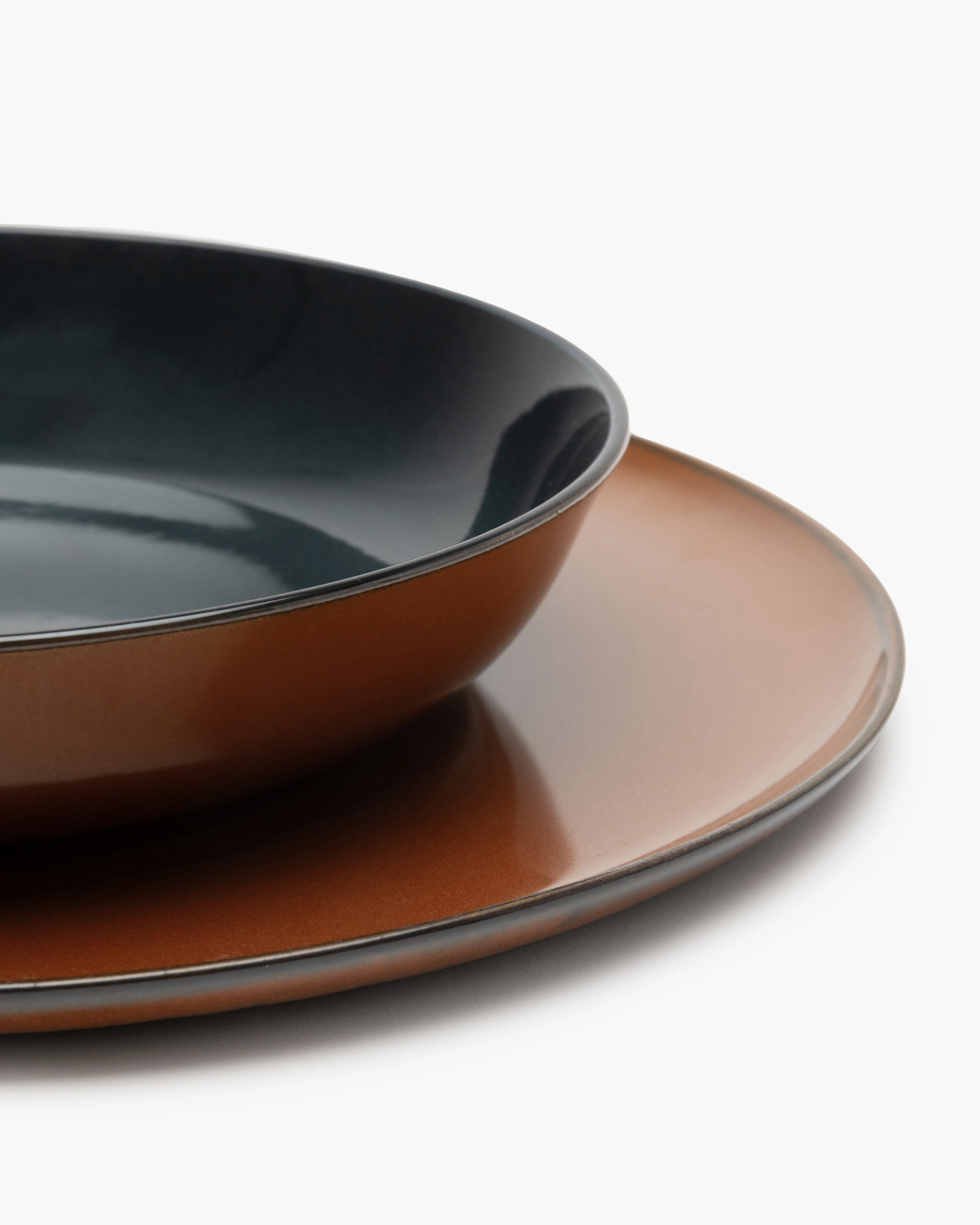 Deep plate M dark blue/rust Terres de rêves - Image 5