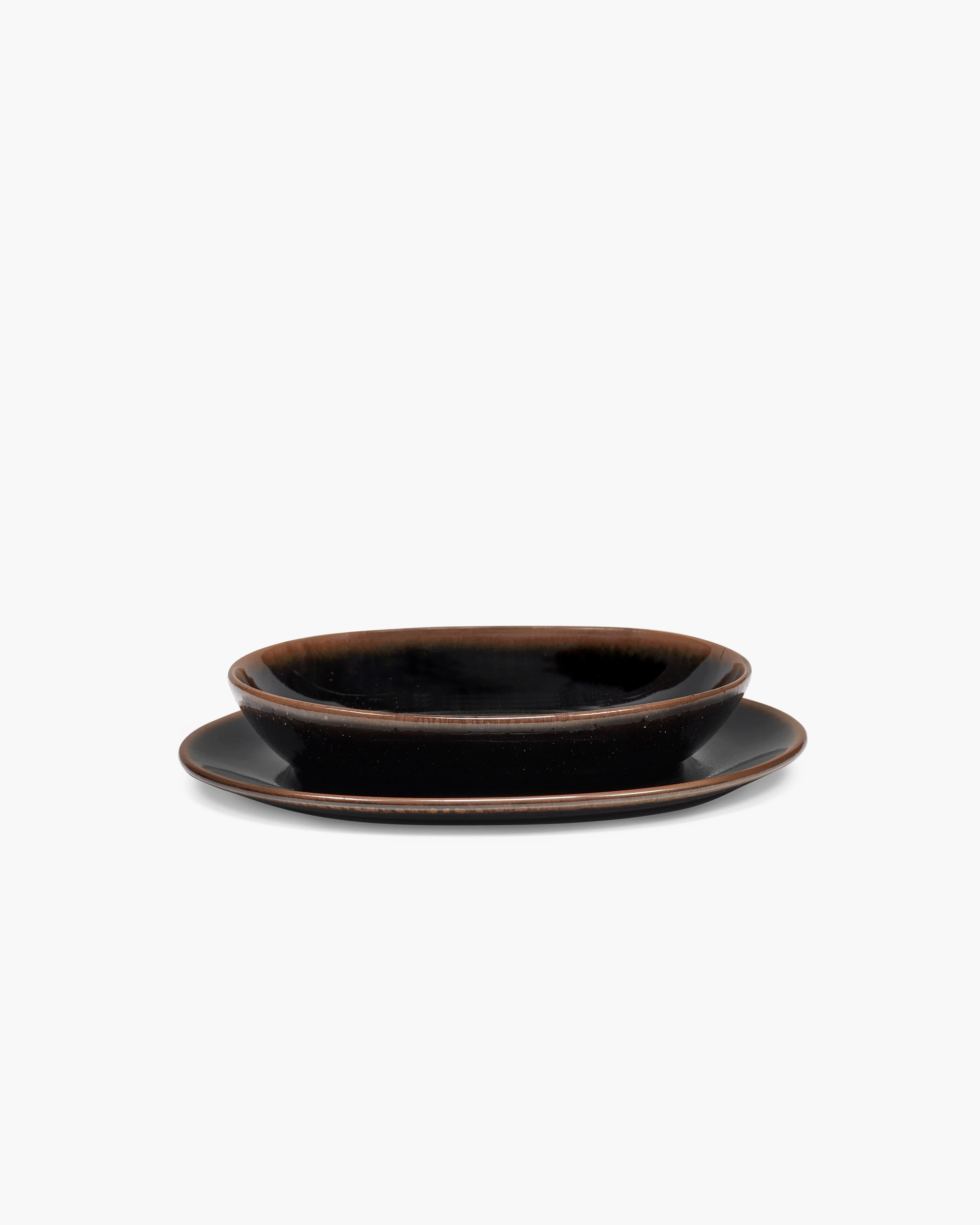 Deep plate M dark brown Out of lines - Image 6