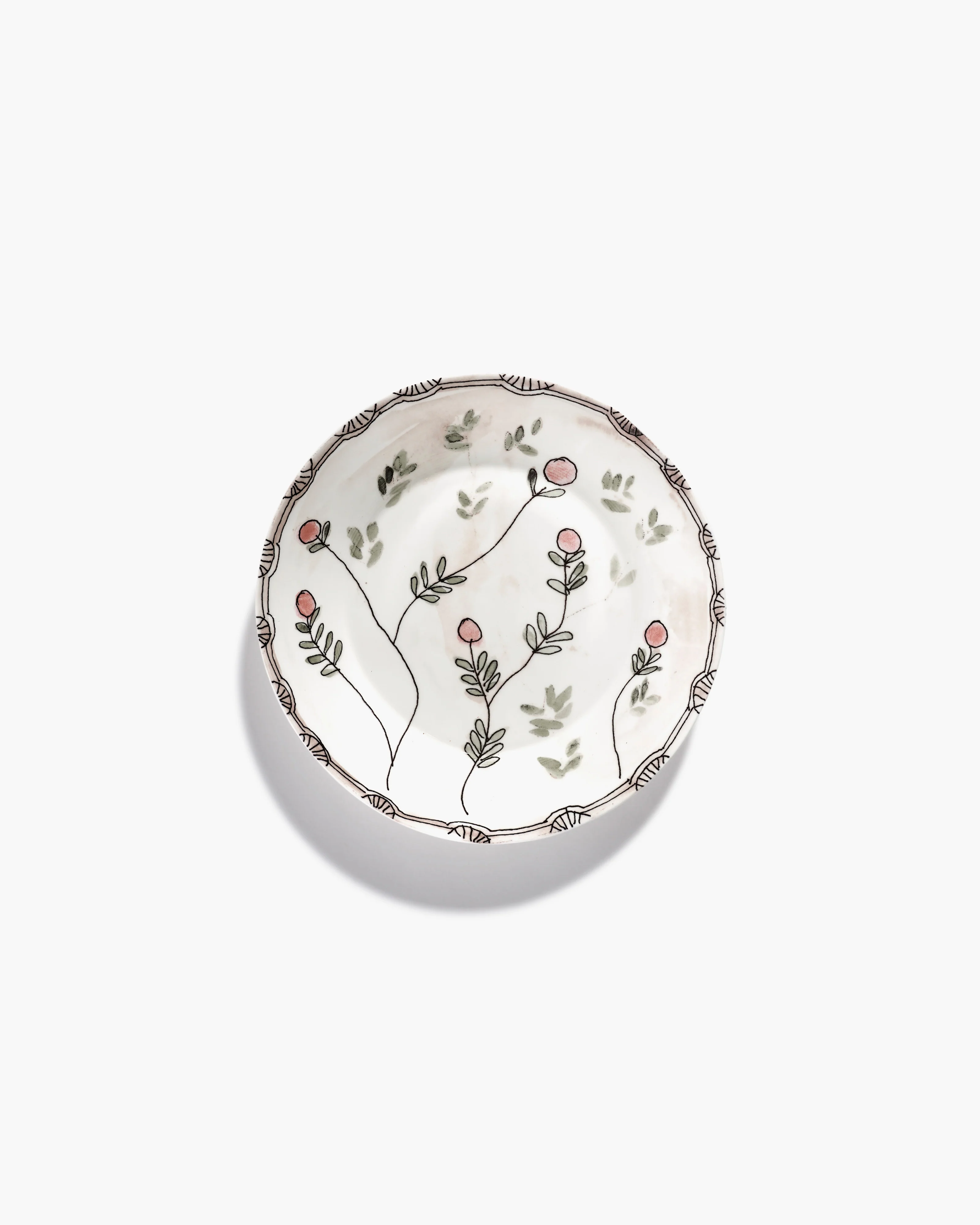 Deep plate M Mirtillo nude Midnight Flowers - Image 2