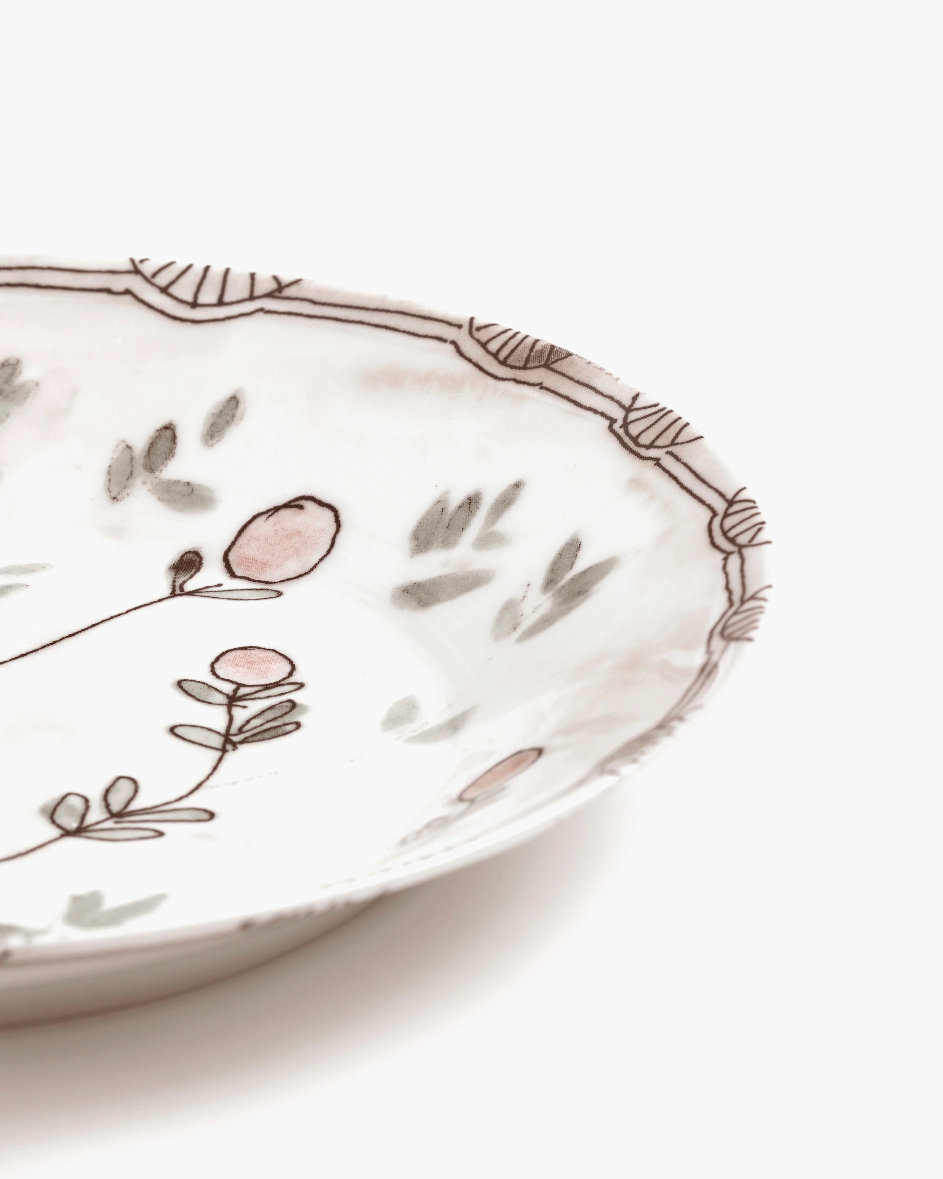 Deep plate M Mirtillo nude Midnight Flowers - Image 4