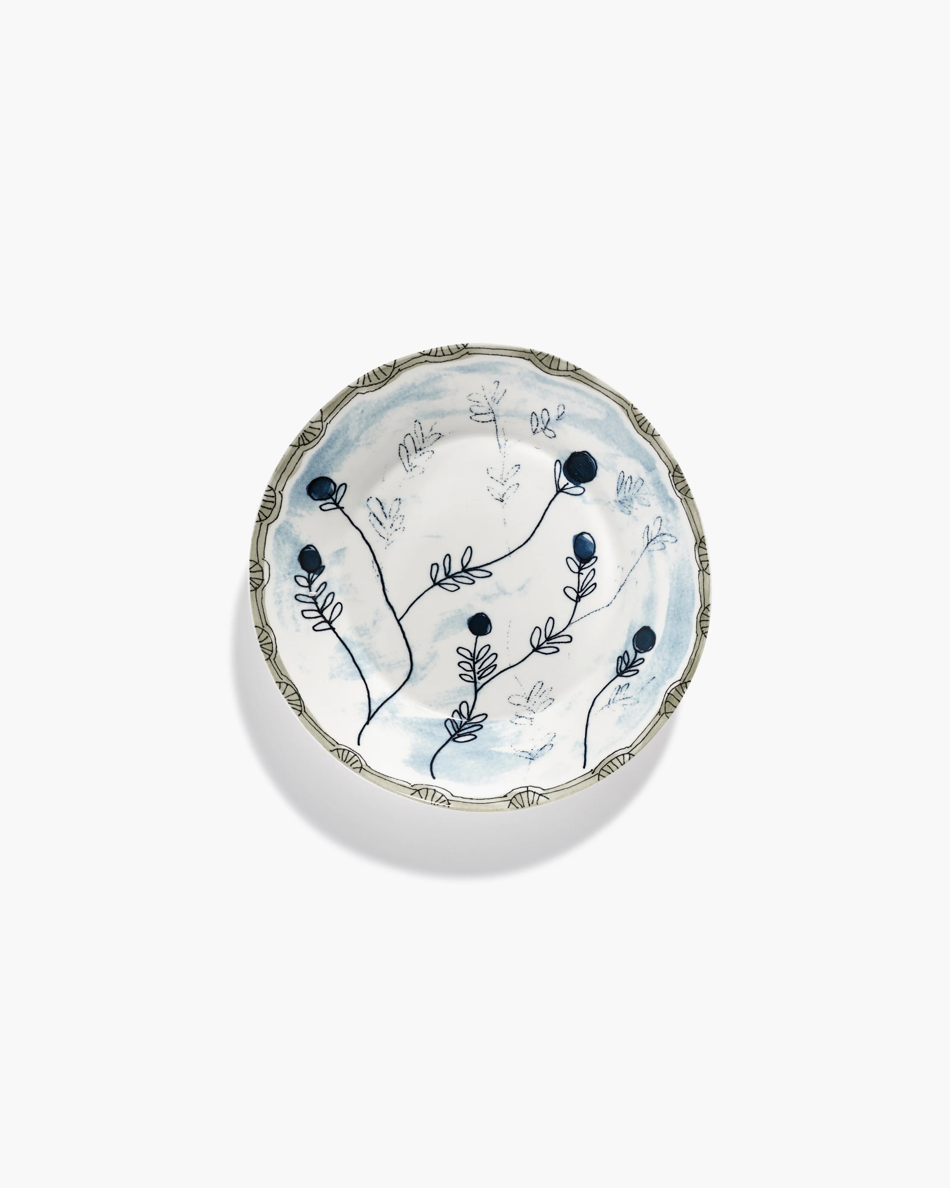 Deep plate M Mirtillo tea Midnight Flowers - Image 2